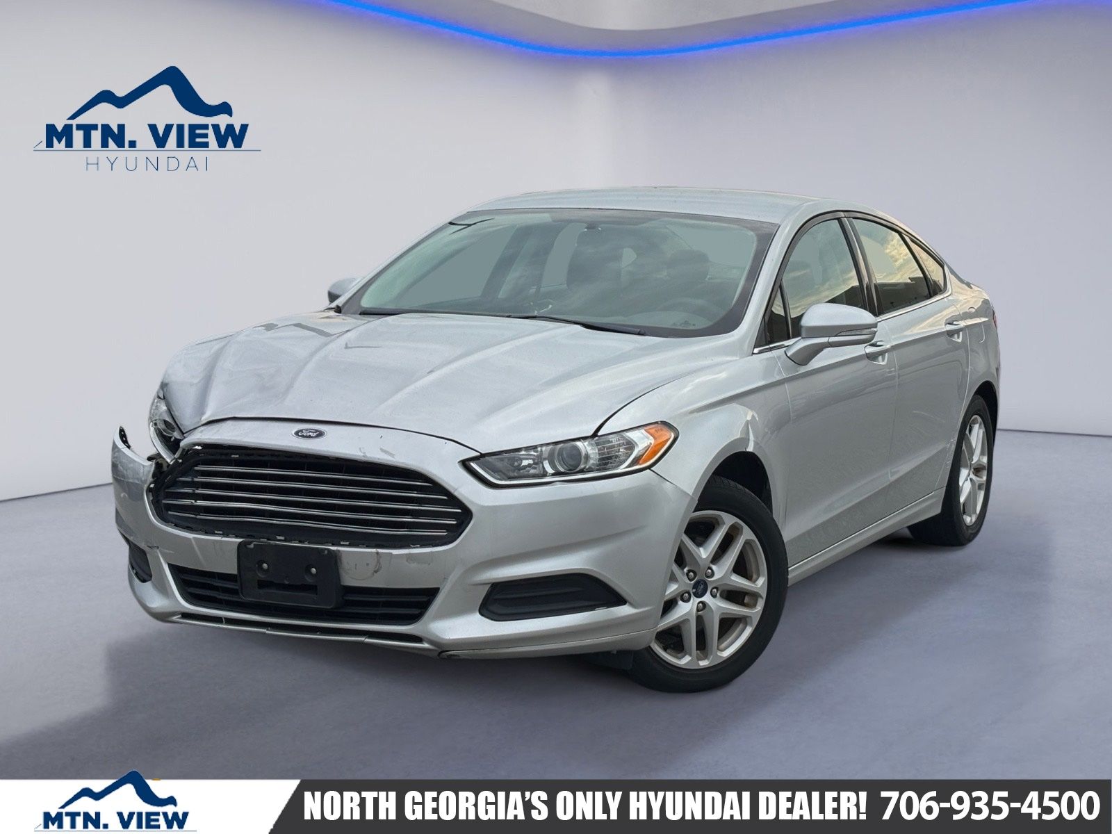 Ingot Silver 2014 Ford Fusion Sedan Front-Wheel Drive 6-Speed Automatic