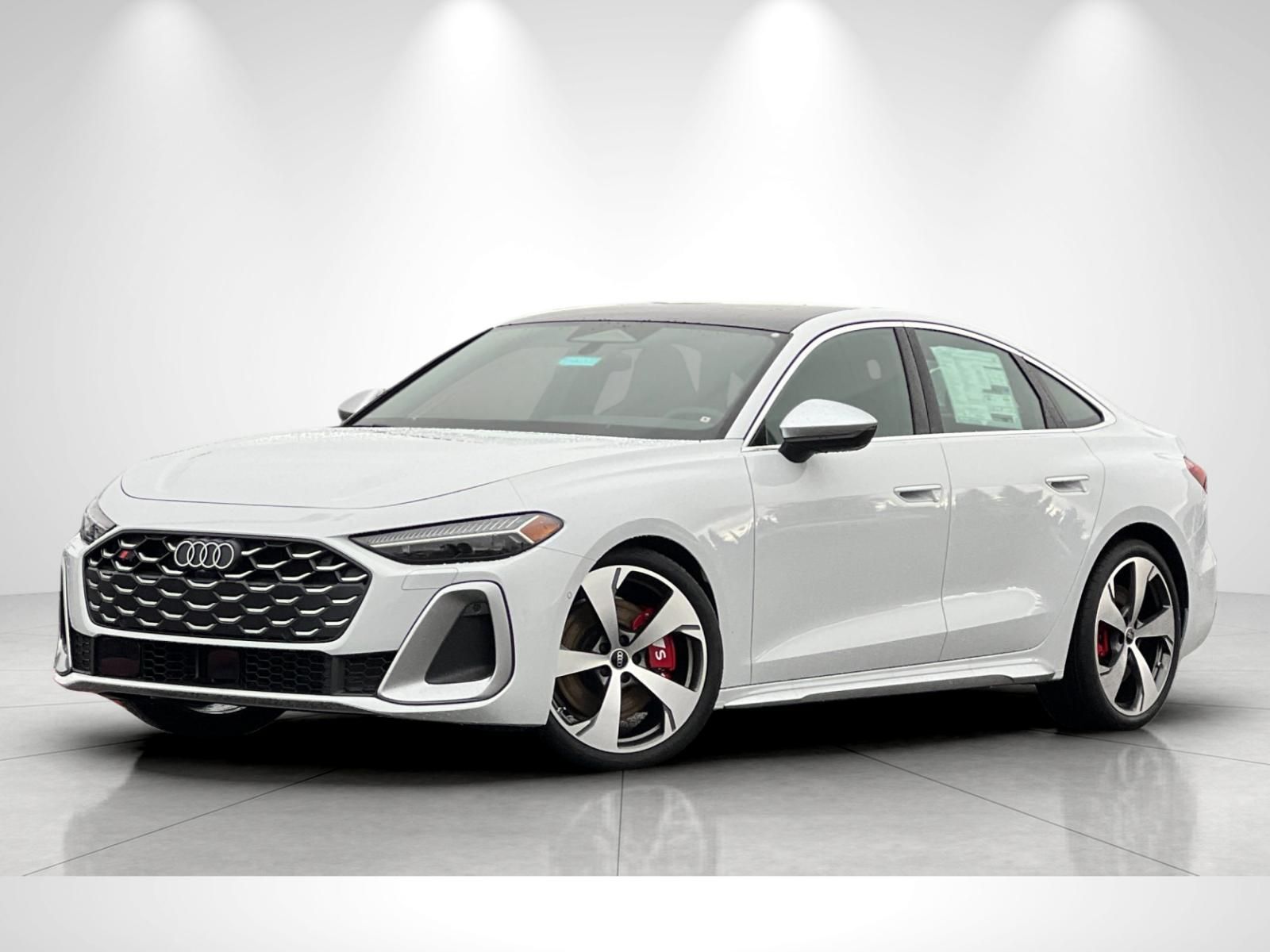 Glacier White Metallic 2025 Audi S5 Sedan All-Wheel Drive 7-Speed Automatic