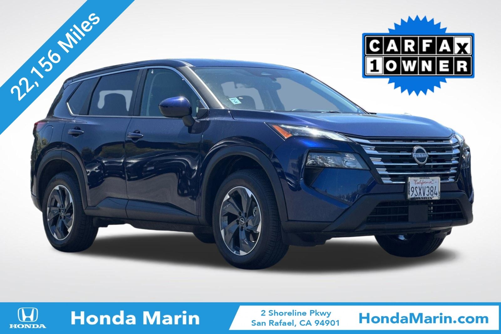 Deep Ocean Blue Pearl 2025 Nissan Rogue SUV / Crossover Front-Wheel Drive Continuously Variable Transmission