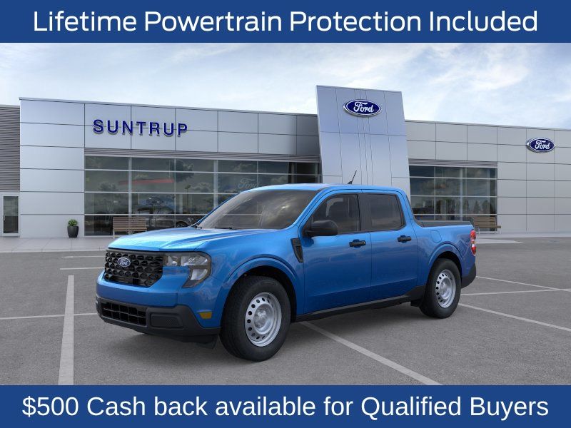 Blue 2026 Ford Maverick XL SuperCrew FWD Pickup Truck Front-Wheel Drive 8-Speed Automatic