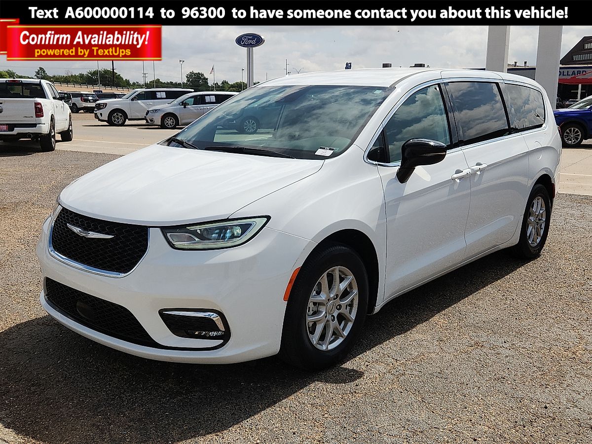 Bright White Clearcoat 2024 Chrysler Pacifica Touring L FWD Minivan Front-Wheel Drive 9-Speed Automatic
