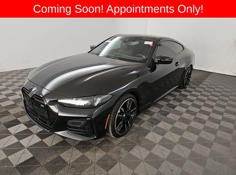 Black Sapphire Metallic 2025 BMW 4 Series Coupe All-Wheel Drive 8-Speed Automatic