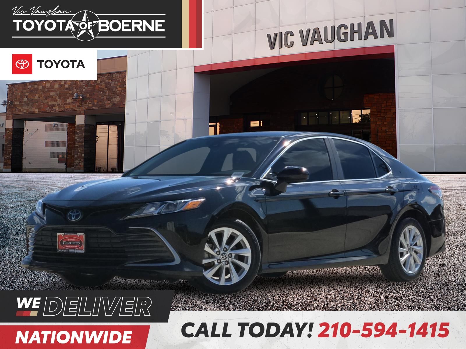 Midnight Black Metallic 2024 Toyota Camry Sedan Front-Wheel Drive 8-Speed Automatic