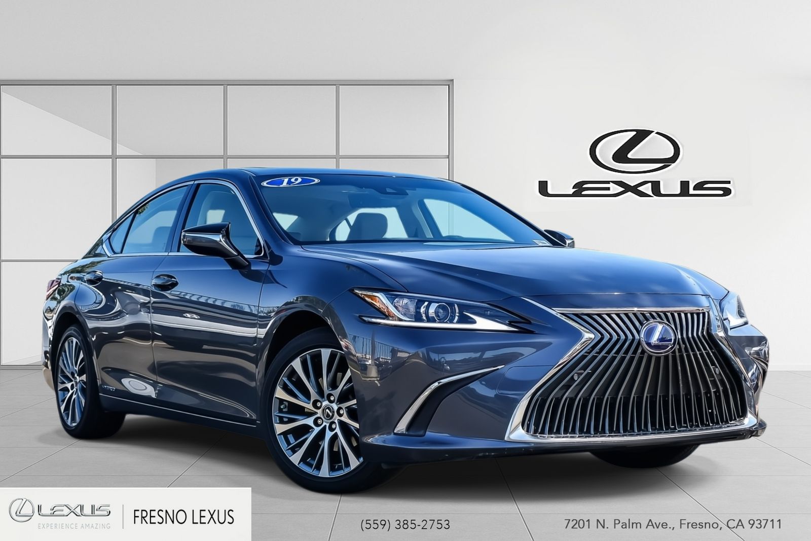 Gray Pearl 2019 Lexus ES Hybrid Sedan Front-Wheel Drive Continuously Variable Transmission