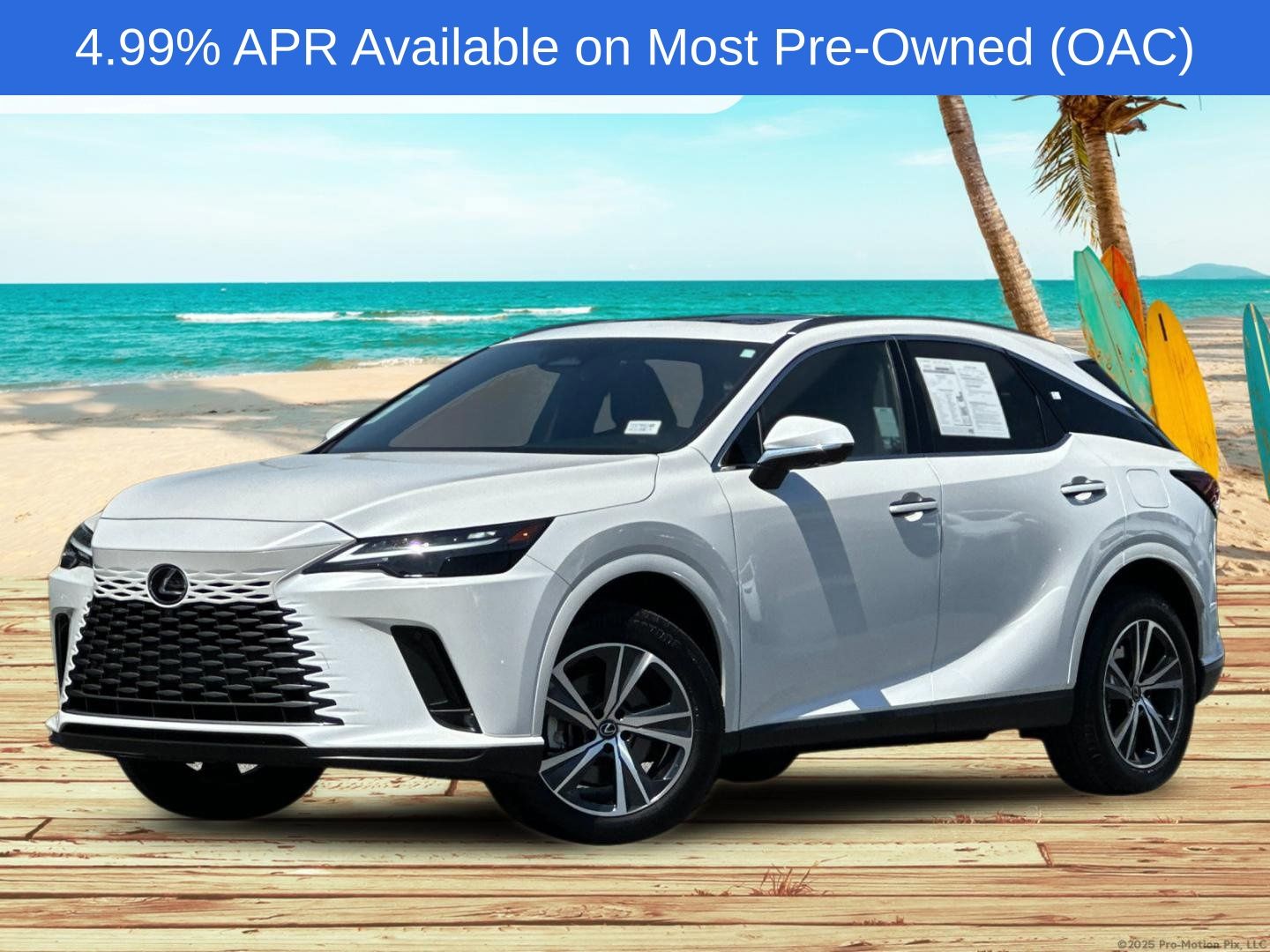 Eminent White Pearl 2025 Lexus RX 350 Premium FWD SUV / Crossover Front-Wheel Drive 8-Speed Automatic