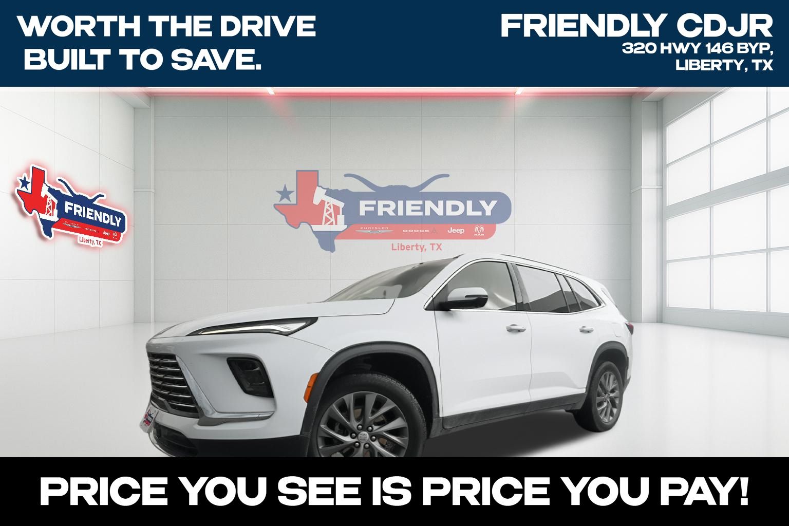 Summit White 2026 Buick Enclave Preferred FWD SUV / Crossover Front-Wheel Drive 8-Speed Automatic