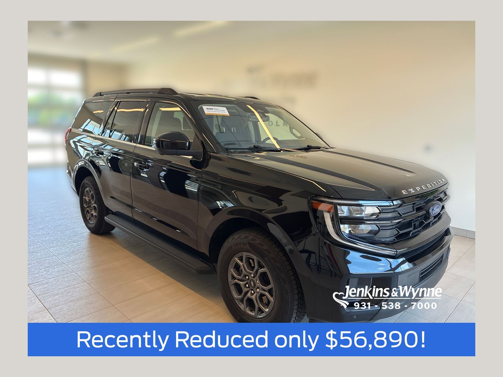 Agate Black Metallic 2025 Ford Expedition SUV / Crossover Four-Wheel Drive Automatic