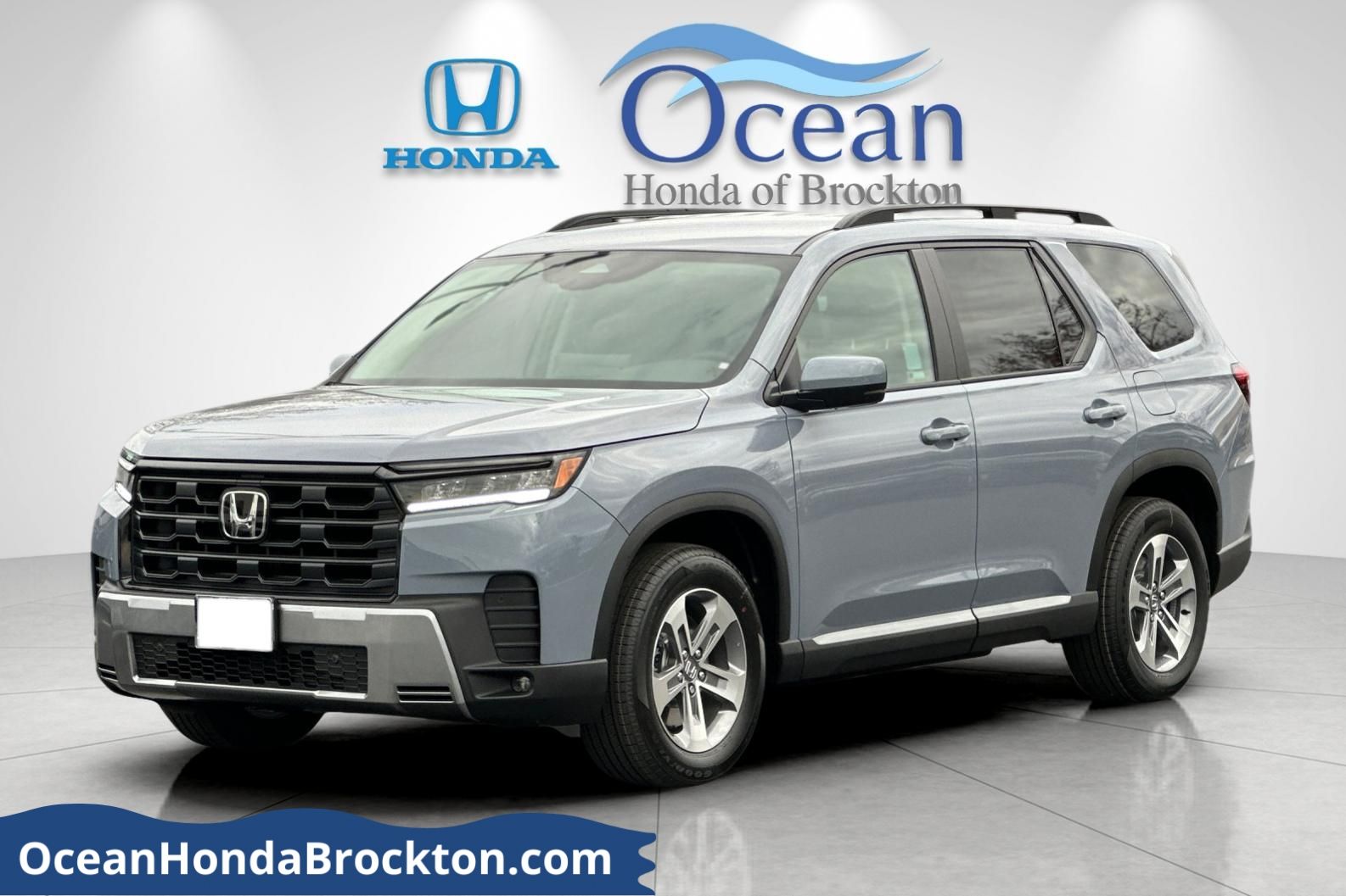 Sonic Gray Pearl 2026 Honda Pilot EX-L AWD SUV / Crossover All-Wheel Drive Automatic