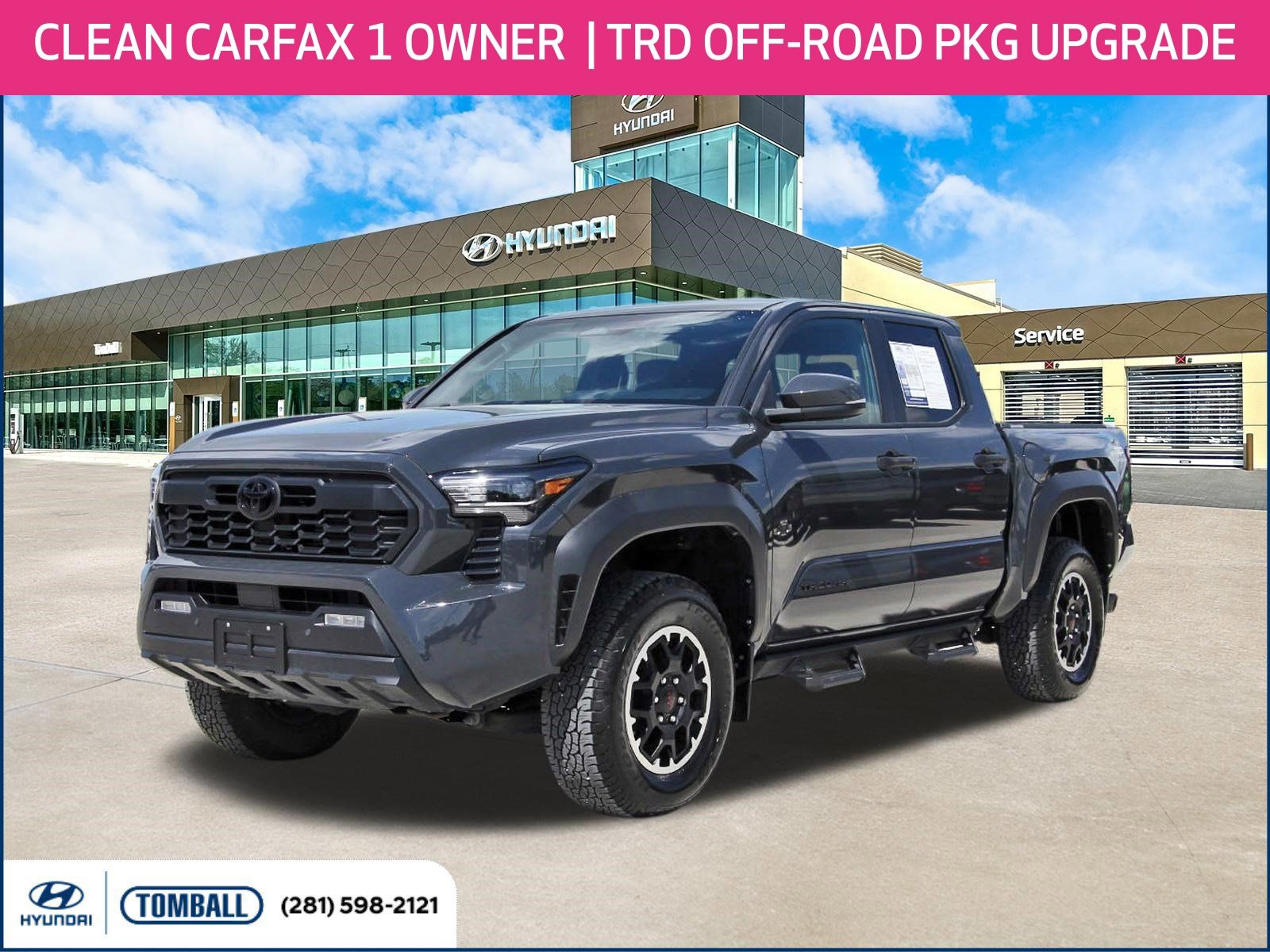 Underground 2024 Toyota Tacoma TRD Off-Road Double Cab 4WD Pickup Truck Four-Wheel Drive 8-Speed Automatic