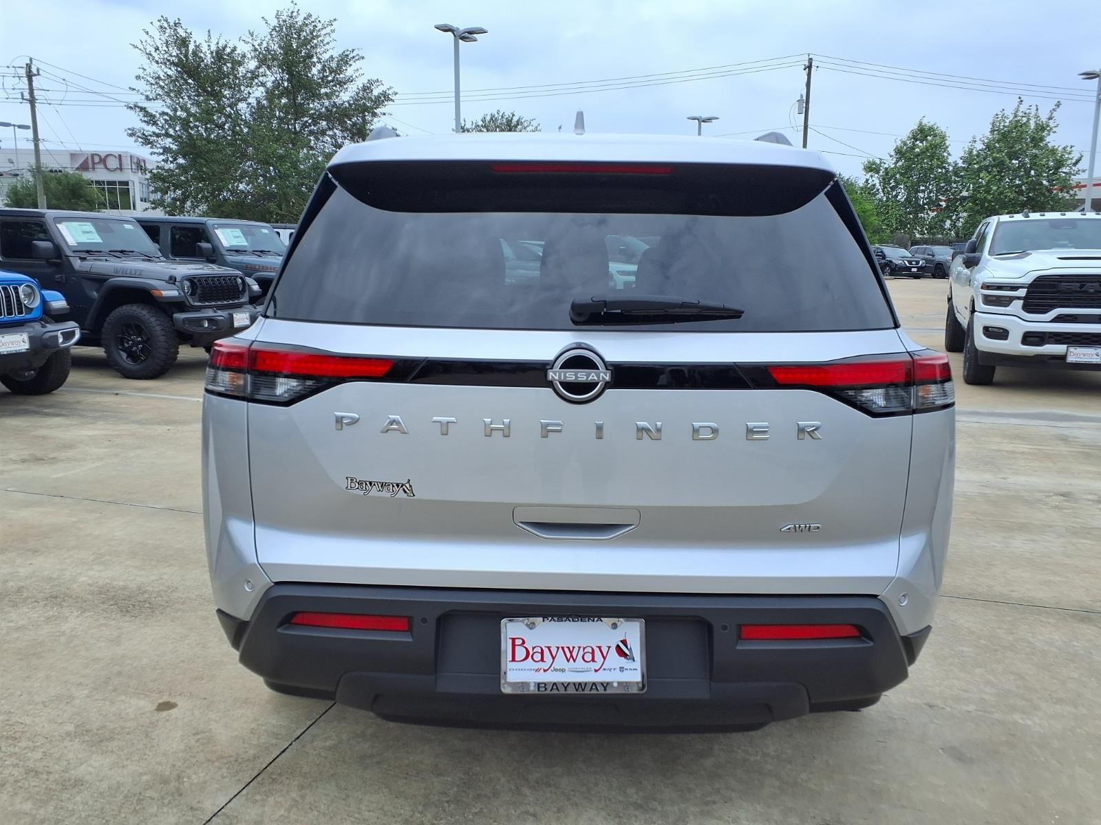 2025 Nissan Pathfinder SV Silver at Bravo Nissan