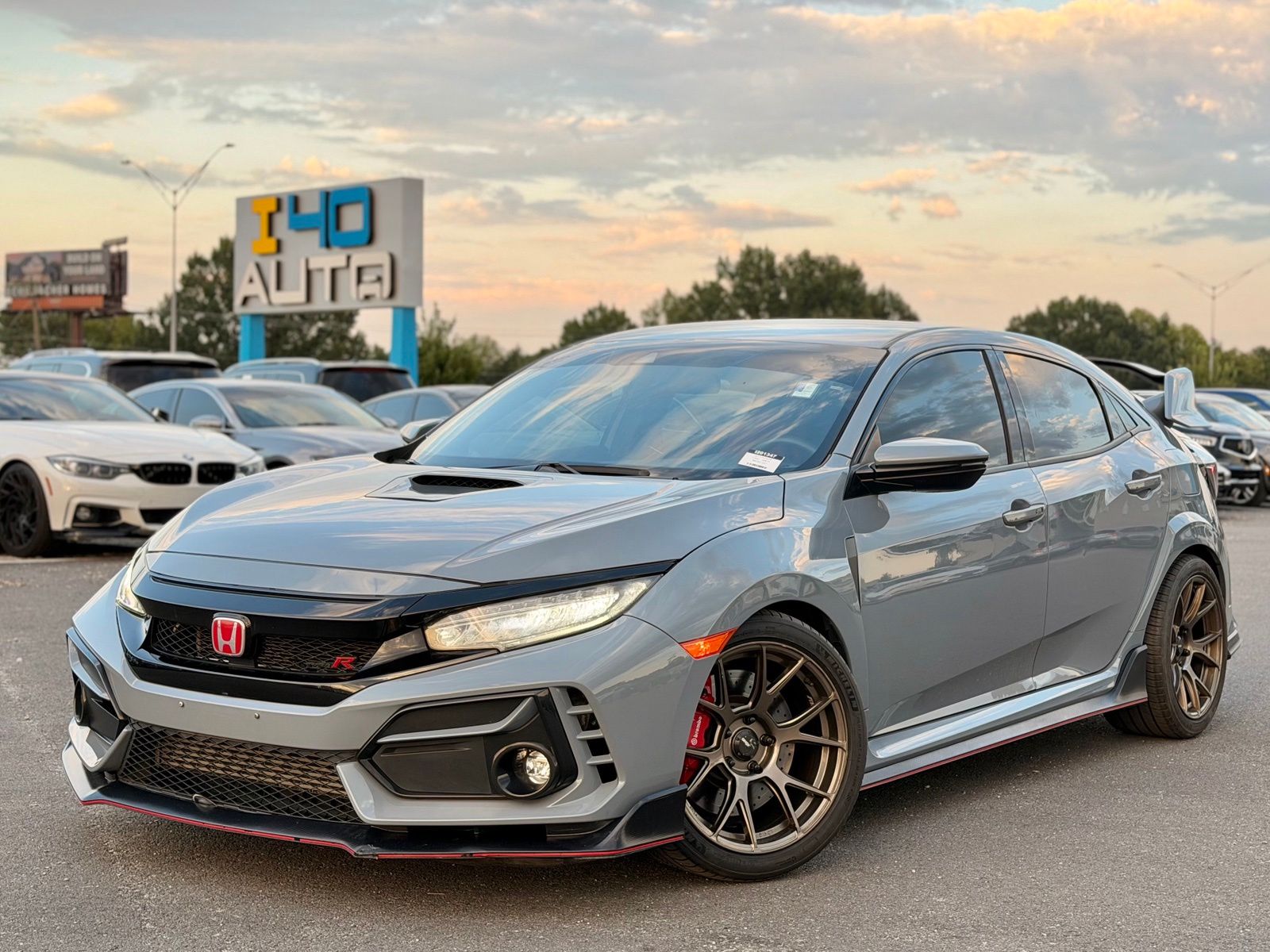 Gray 2021 Honda Civic Type R Hatchback Front-Wheel Drive 6-Speed Manual