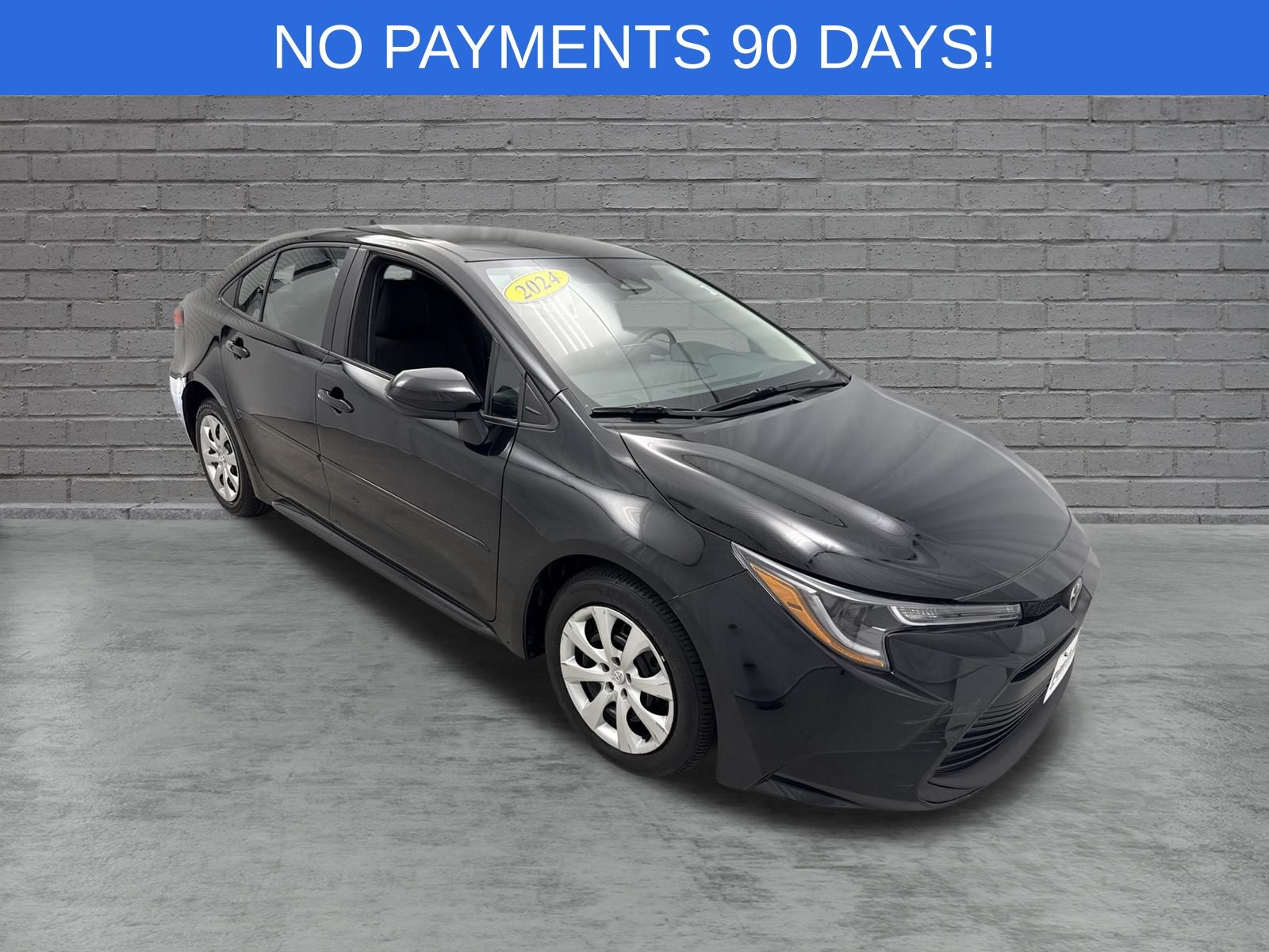 Midnight Black Metallic 2024 Toyota Corolla Sedan Front-Wheel Drive Continuously Variable Transmission