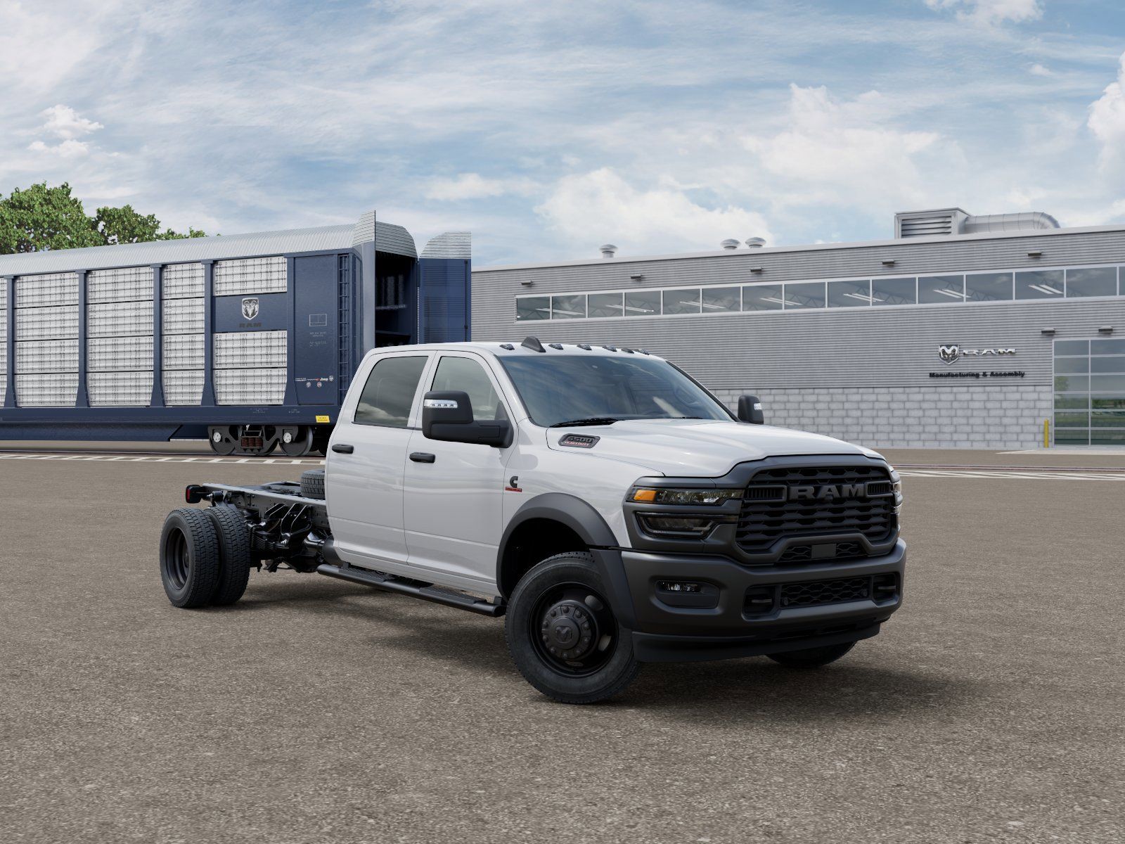 2026 Ram 5500HD Tradesman White at Texan Dodge Chrysler Jeep Ram