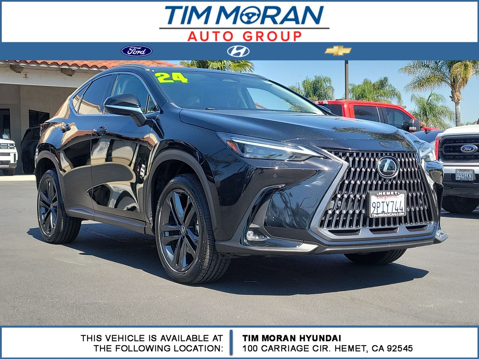 Black (Caviar) 2024 Lexus NX Hybrid SUV / Crossover All-Wheel Drive Continuously Variable Transmission