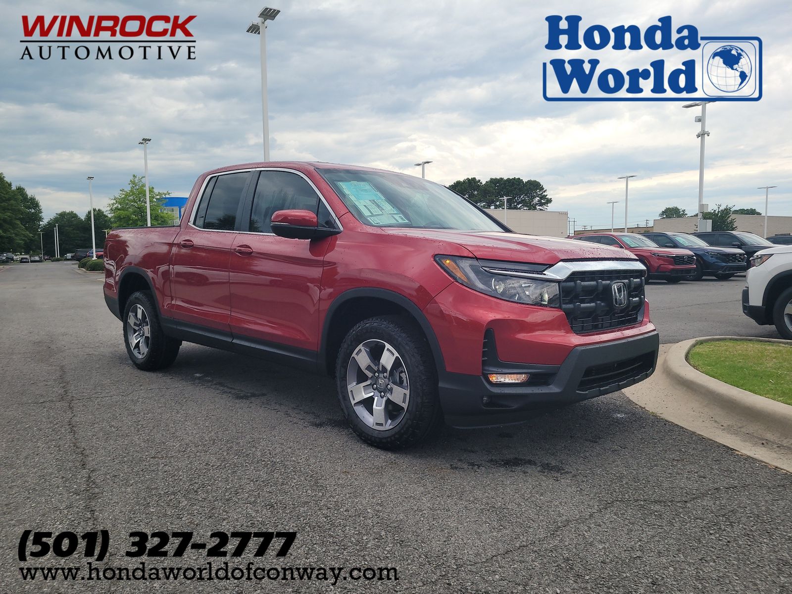 Radiant Red Metallic II 2026 Honda Ridgeline Pickup Truck All-Wheel Drive 9-Speed Automatic