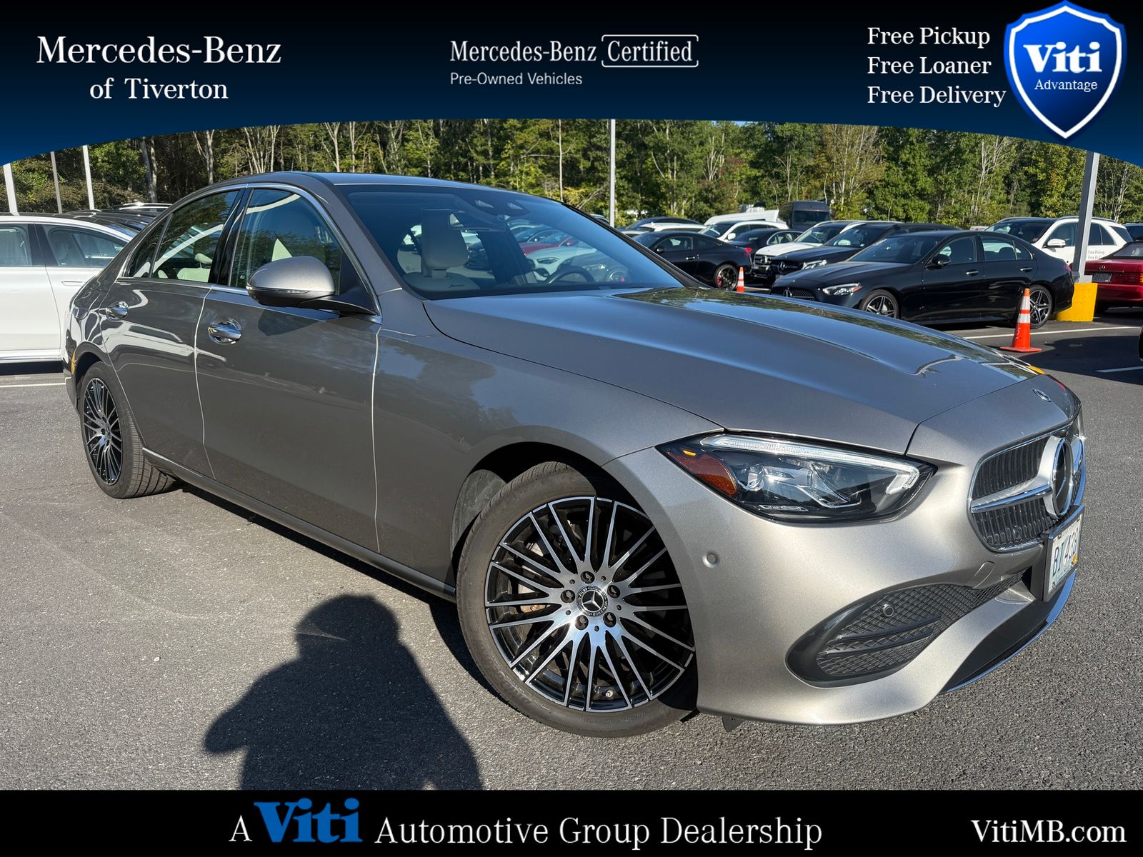 Mojave Silver Metallic 2024 Mercedes-Benz C-Class Sedan All-Wheel Drive 9-Speed Automatic
