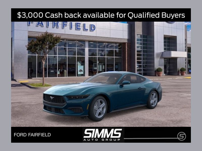 Adriatic Blue Metallic 2026 Ford Mustang Coupe Rear-Wheel Drive Automatic