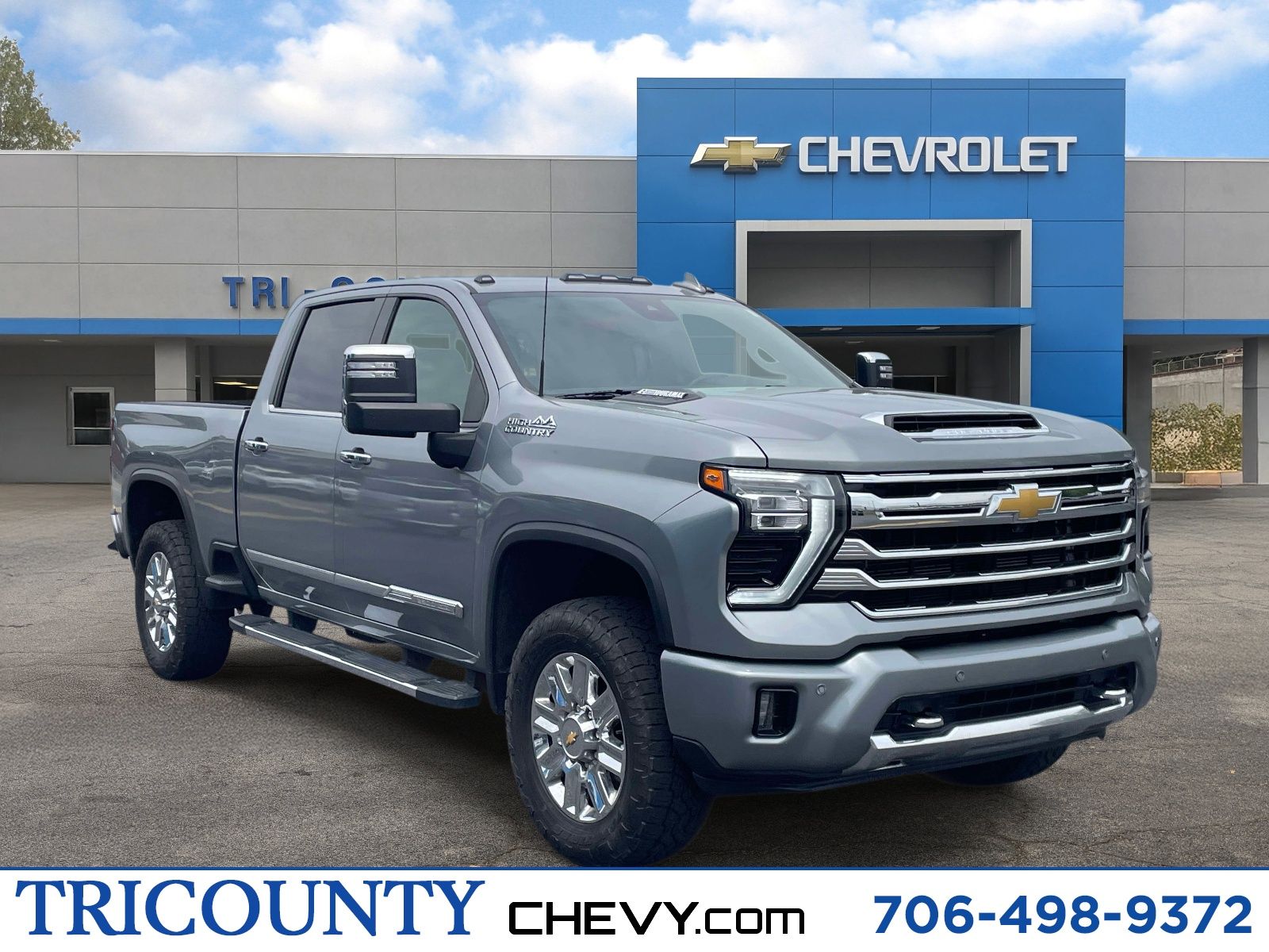 Sterling Gray Metallic 2024 Chevrolet Silverado 2500HD Pickup Truck Four-Wheel Drive Automatic
