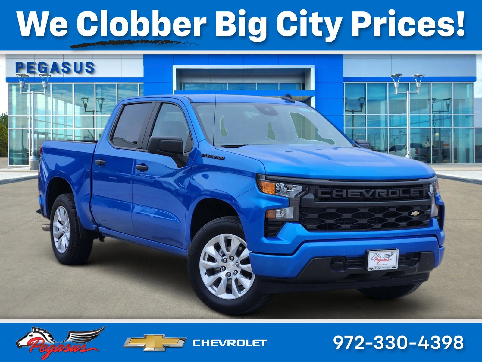 2025 Chevrolet Silverado 1500 Custom Crew Cab RWD