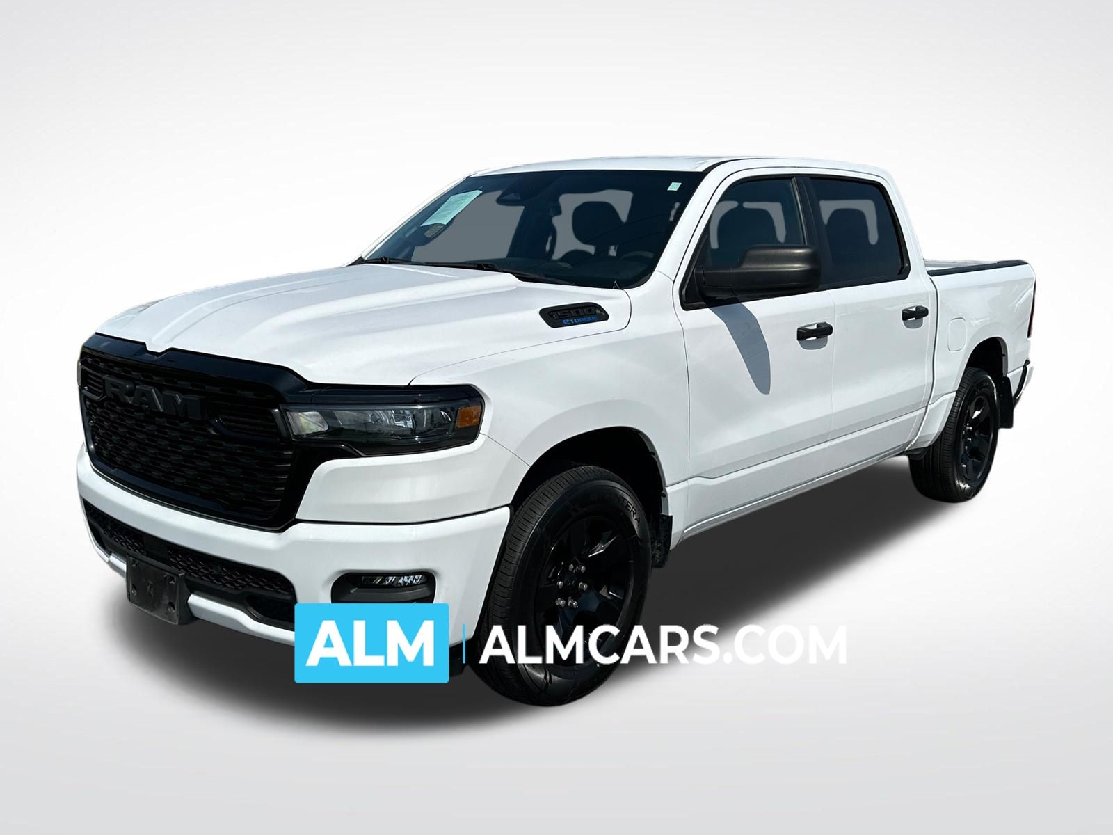 Bright White Clearcoat 2025 RAM 1500 Pickup Truck Four-Wheel Drive 8-Speed Automatic