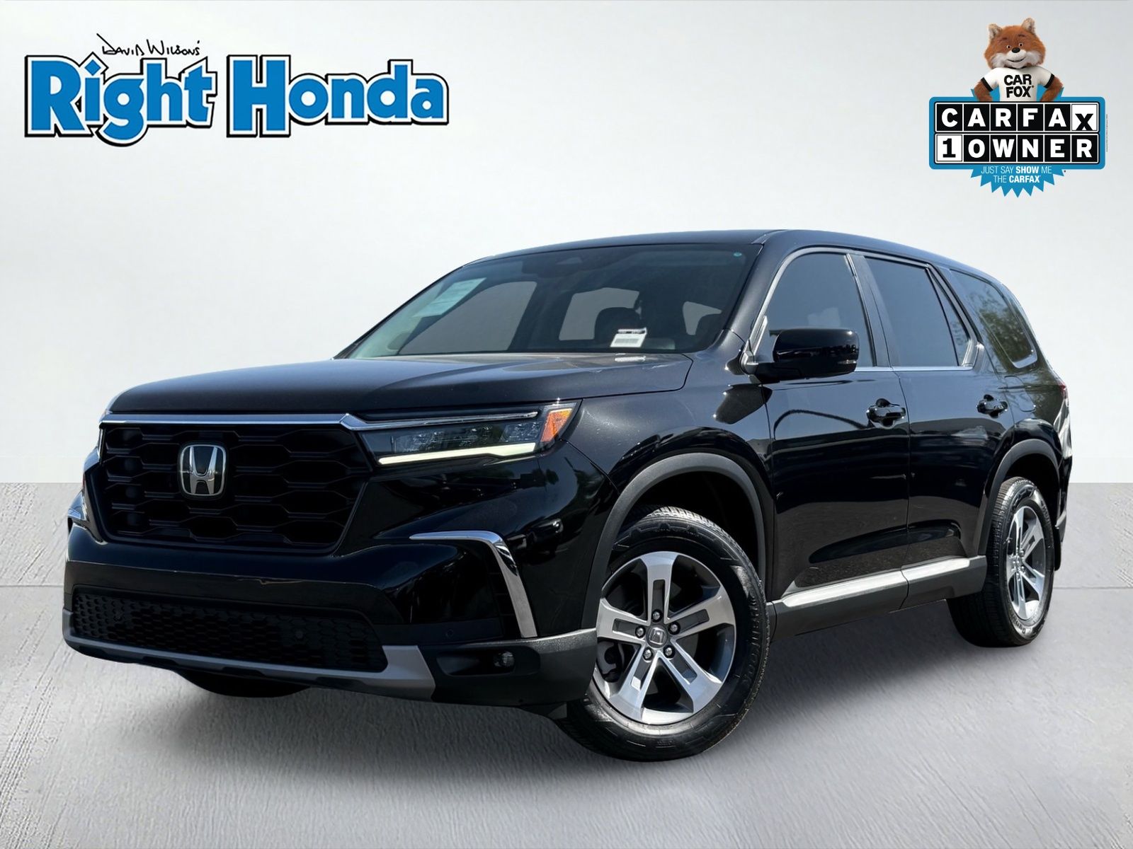 Crystal Black Pearl 2024 Honda Pilot EX-L FWD SUV / Crossover Front-Wheel Drive Automatic