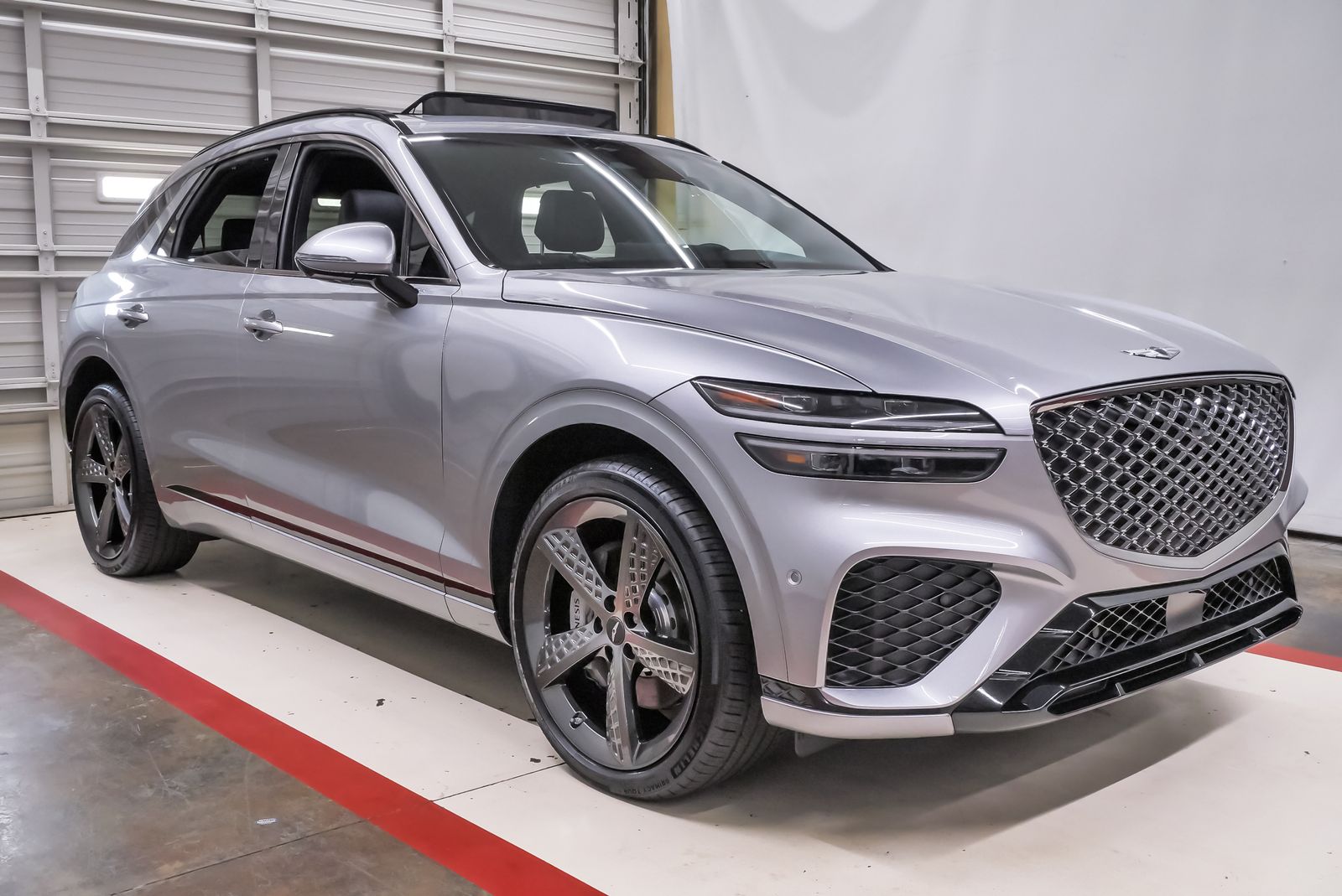 2024 Genesis GV70 2.5T Sport Prestige Silver at Genesis of Spring