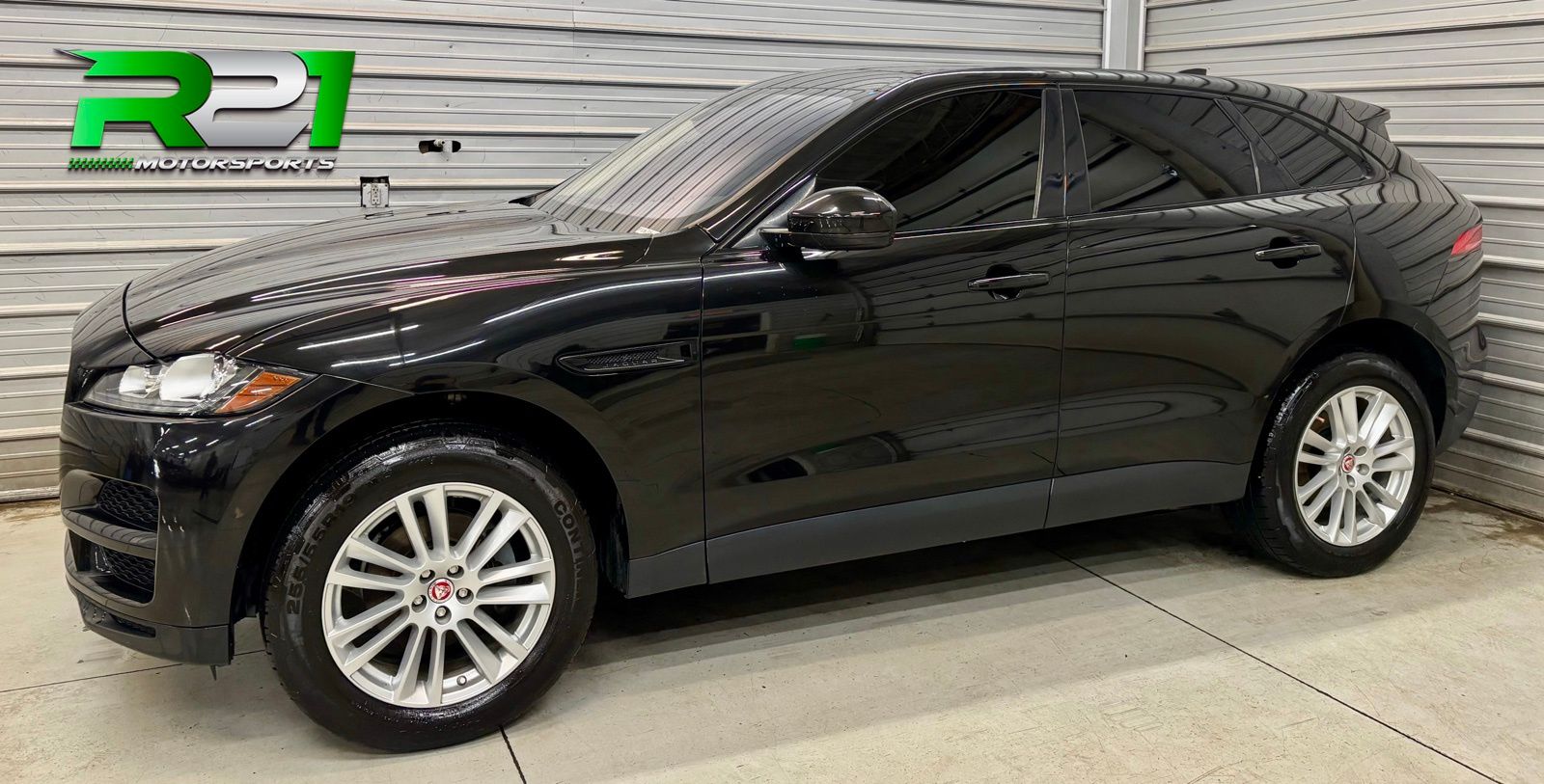 Black 2020 Jaguar F-PACE 25t Prestige AWD SUV / Crossover All-Wheel Drive 8-Speed Automatic