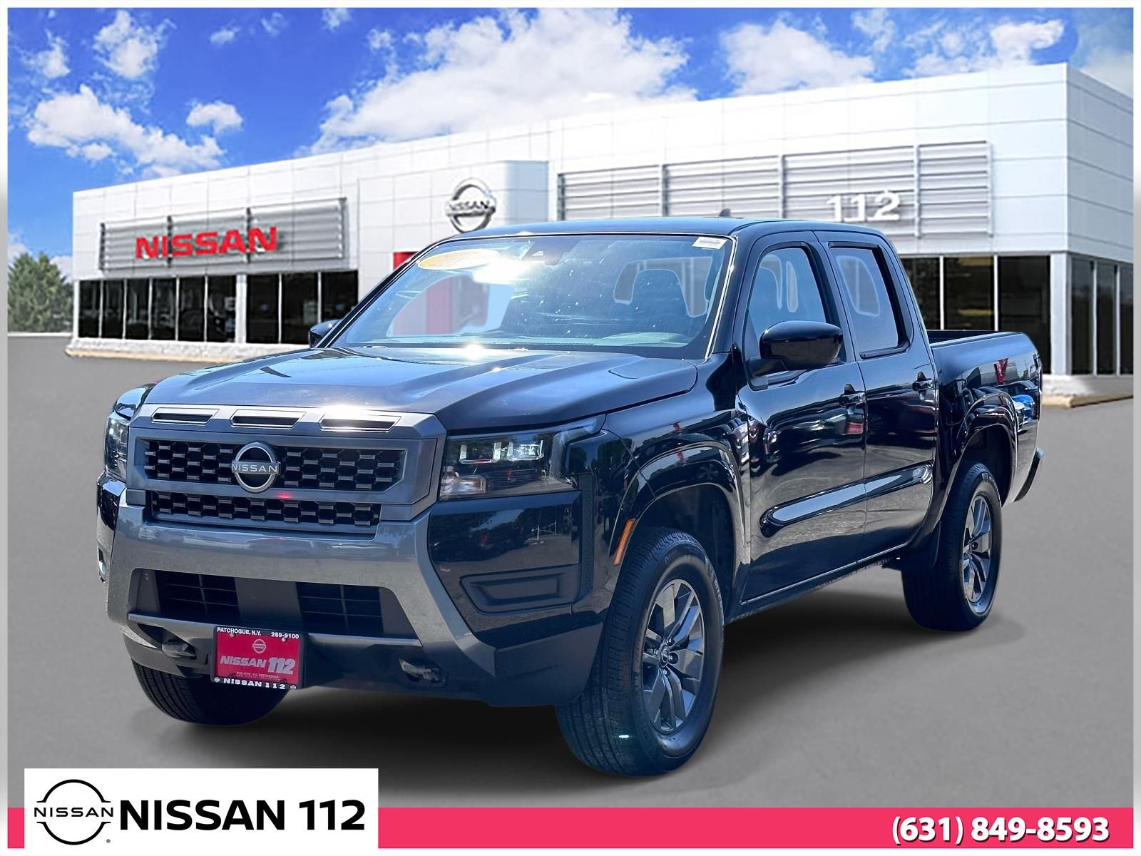 Super Black 2026 Nissan Frontier Pickup Truck Four-Wheel Drive 9-Speed Automatic Overdrive
