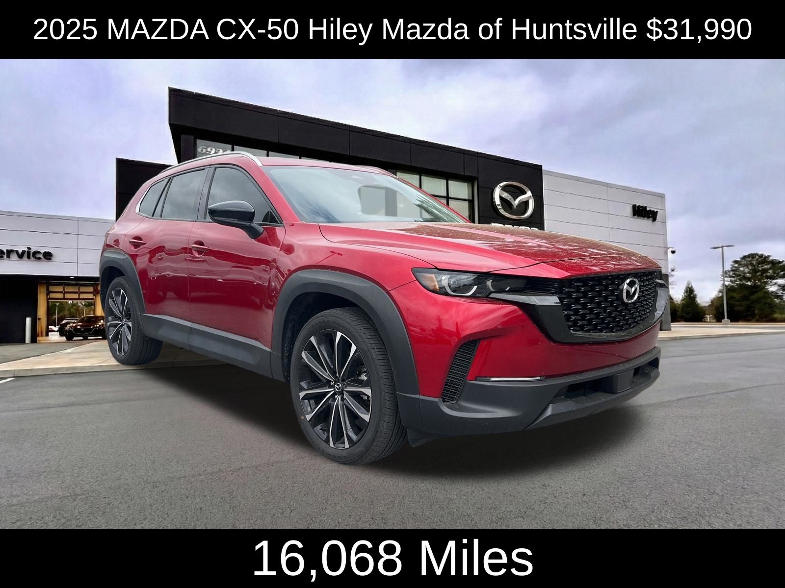 Soul Red Crystal Metallic 2025 Mazda CX-50 2.5 S Premium Plus AWD SUV / Crossover All-Wheel Drive 6-Speed Automatic