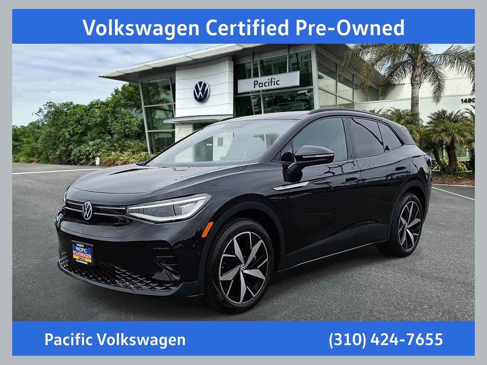 Deep Black Pearl 2023 Volkswagen ID.4 SUV / Crossover Rear-Wheel Drive Automatic