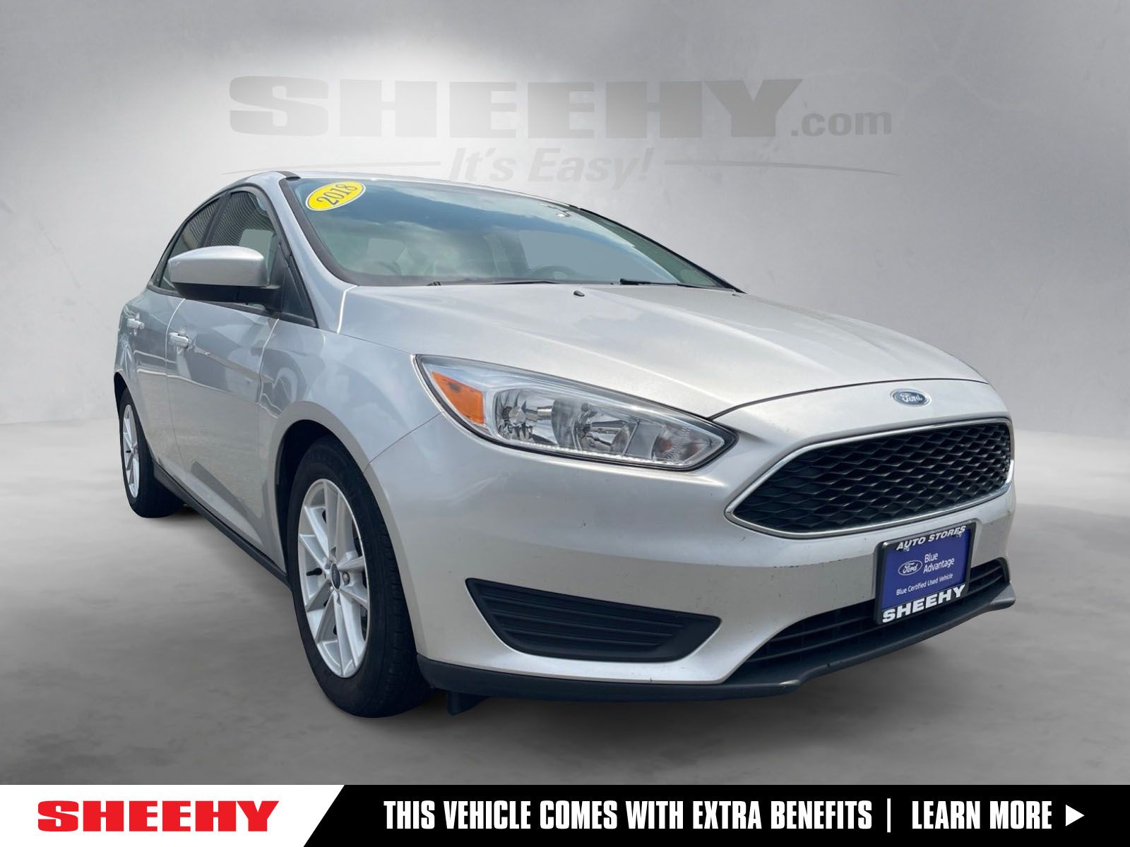 Ingot Silver Metallic 2018 Ford Focus Sedan Front-Wheel Drive 6-Speed Automatic