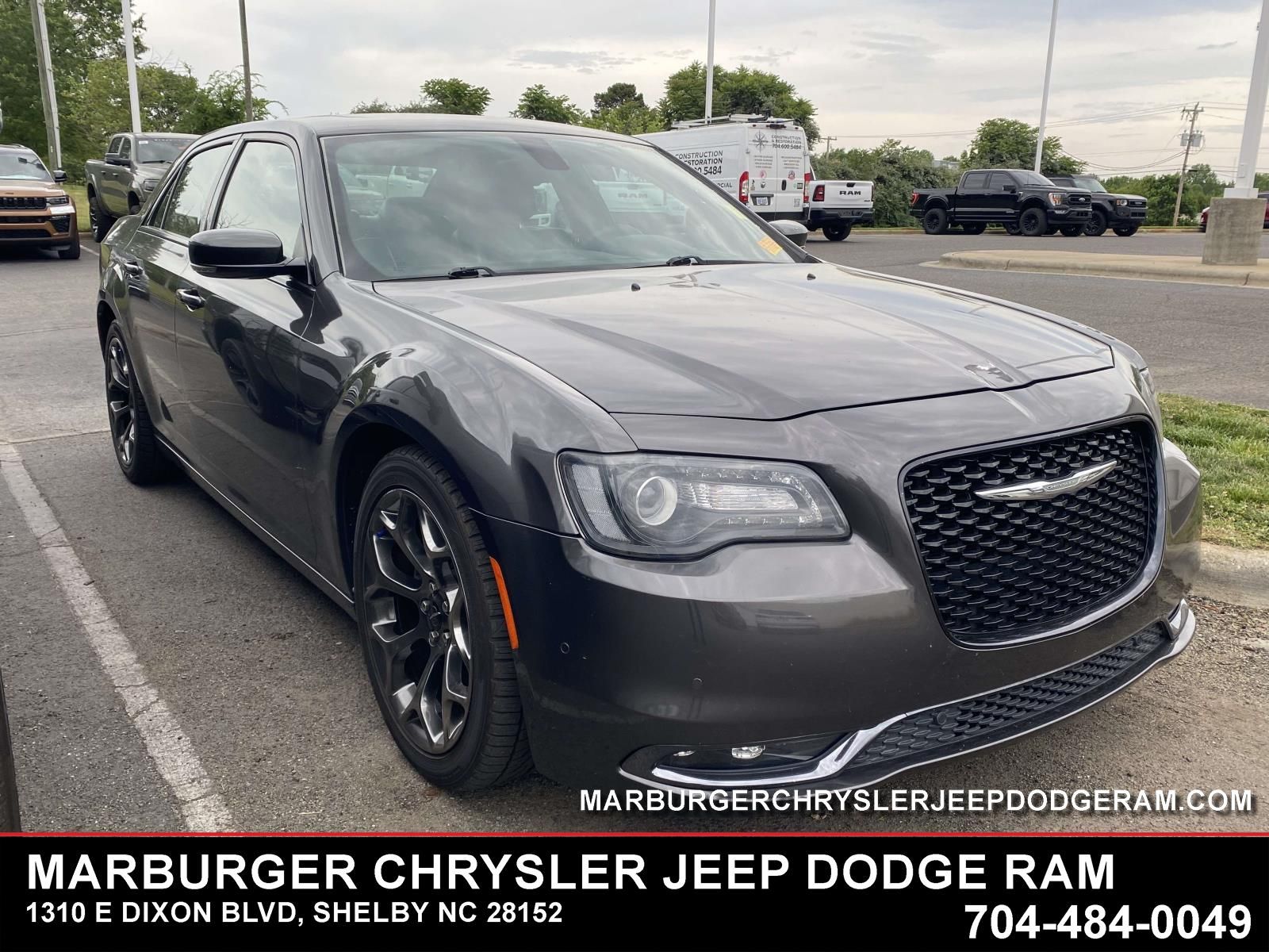 Gray (Granite Crystal Metallic Clearcoat) 2016 Chrysler 300 S RWD Sedan Rear-Wheel Drive 8-Speed Automatic