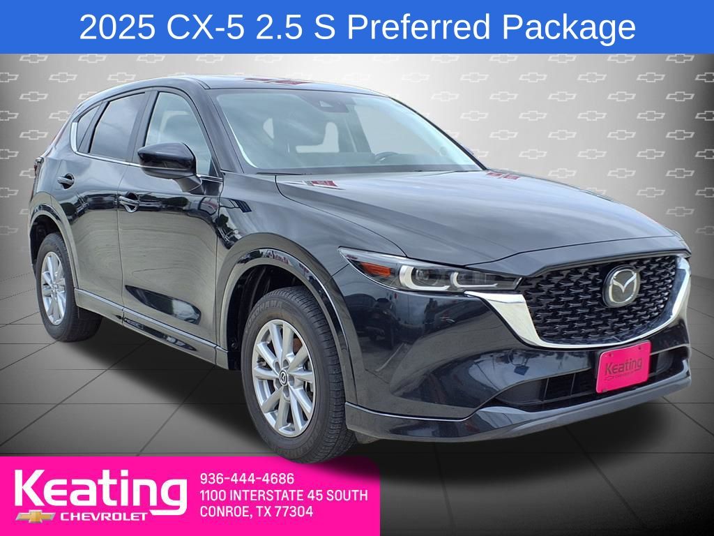 Jet Black Mica 2025 Mazda CX-5 SUV / Crossover All-Wheel Drive 6-Speed Automatic