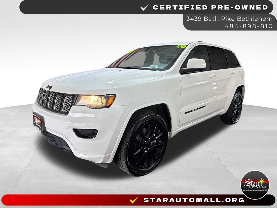 Bright White Clearcoat 2020 Jeep Grand Cherokee SUV / Crossover Four-Wheel Drive 8-Speed Automatic
