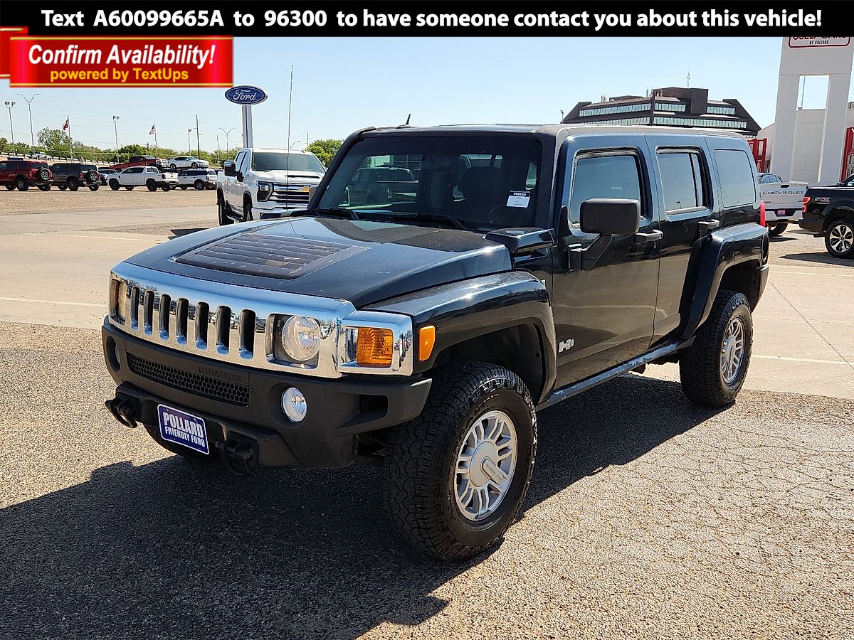 Black 2006 Hummer H3 SUV / Crossover 4-Speed Automatic Overdrive