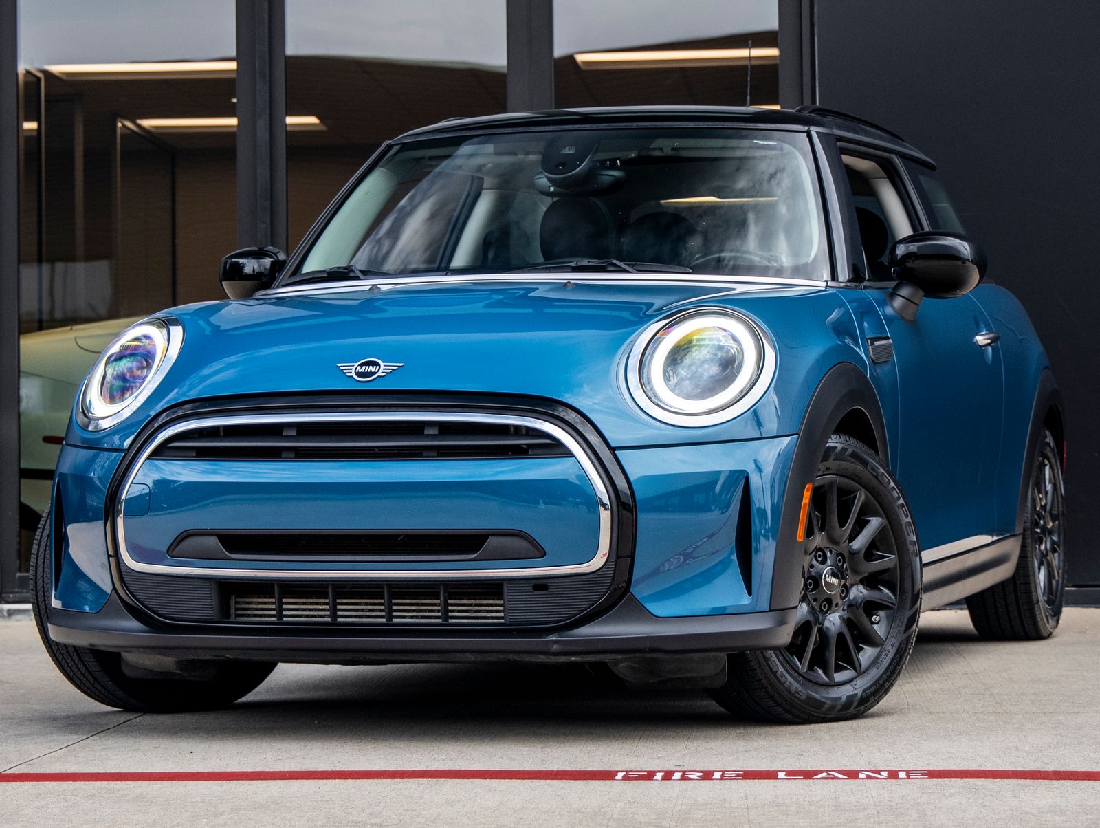 Island Blue Metallic 2023 MINI Cooper Hatchback 7-Speed Automatic