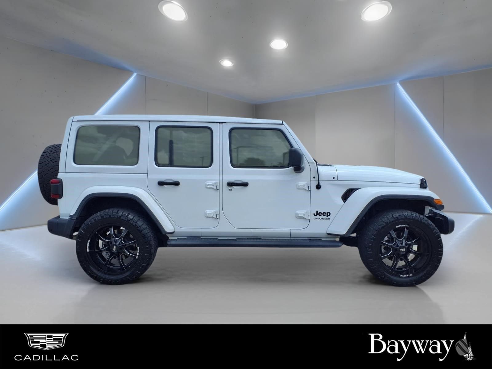 2021 Jeep Wrangler Unlimited Sahara Altitude White at DeMontrond Gulf Freeway