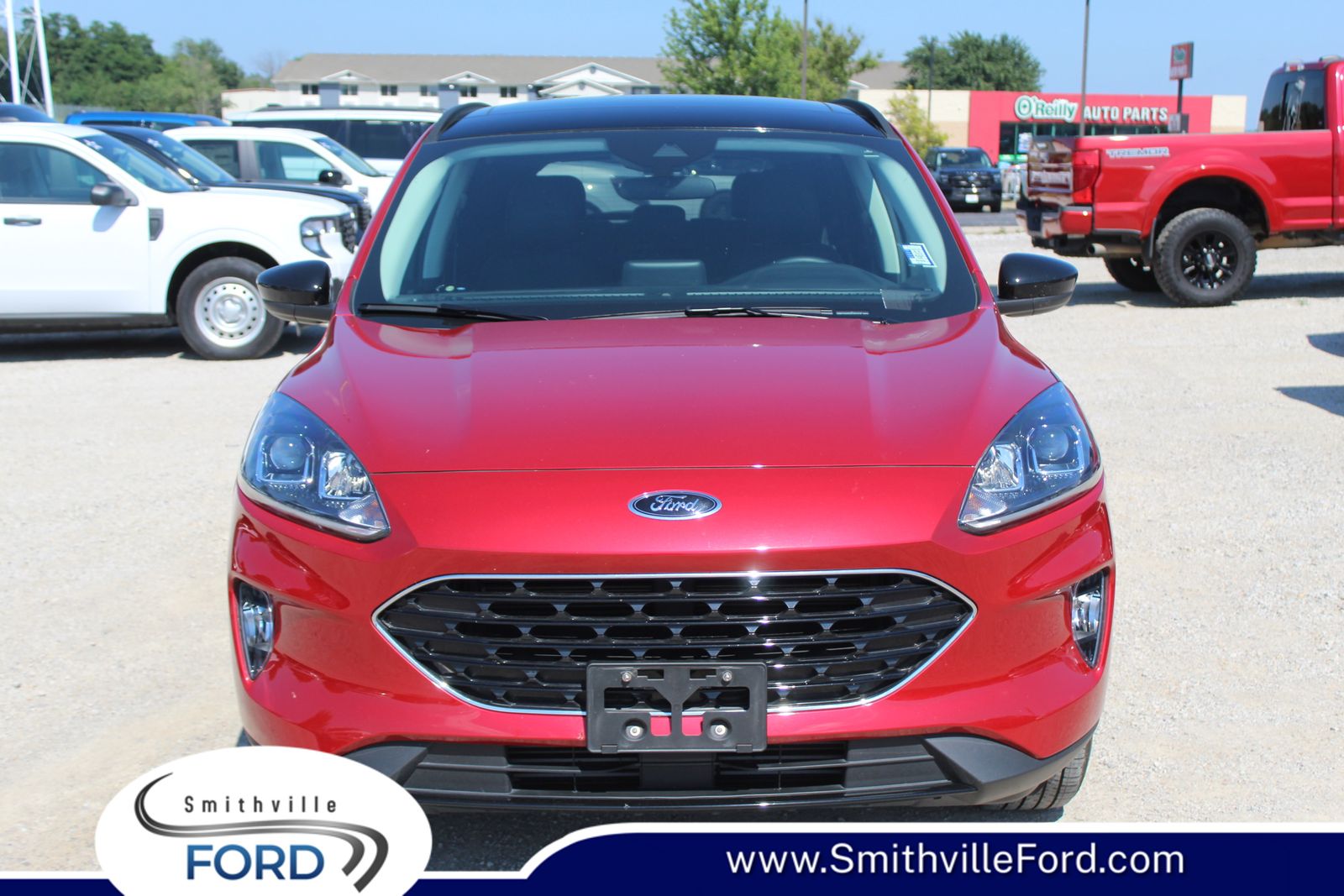 Rapid Red Metallic Tinted Clearcoat 2022 Ford Escape SUV / Crossover All-Wheel Drive 8-Speed Automatic