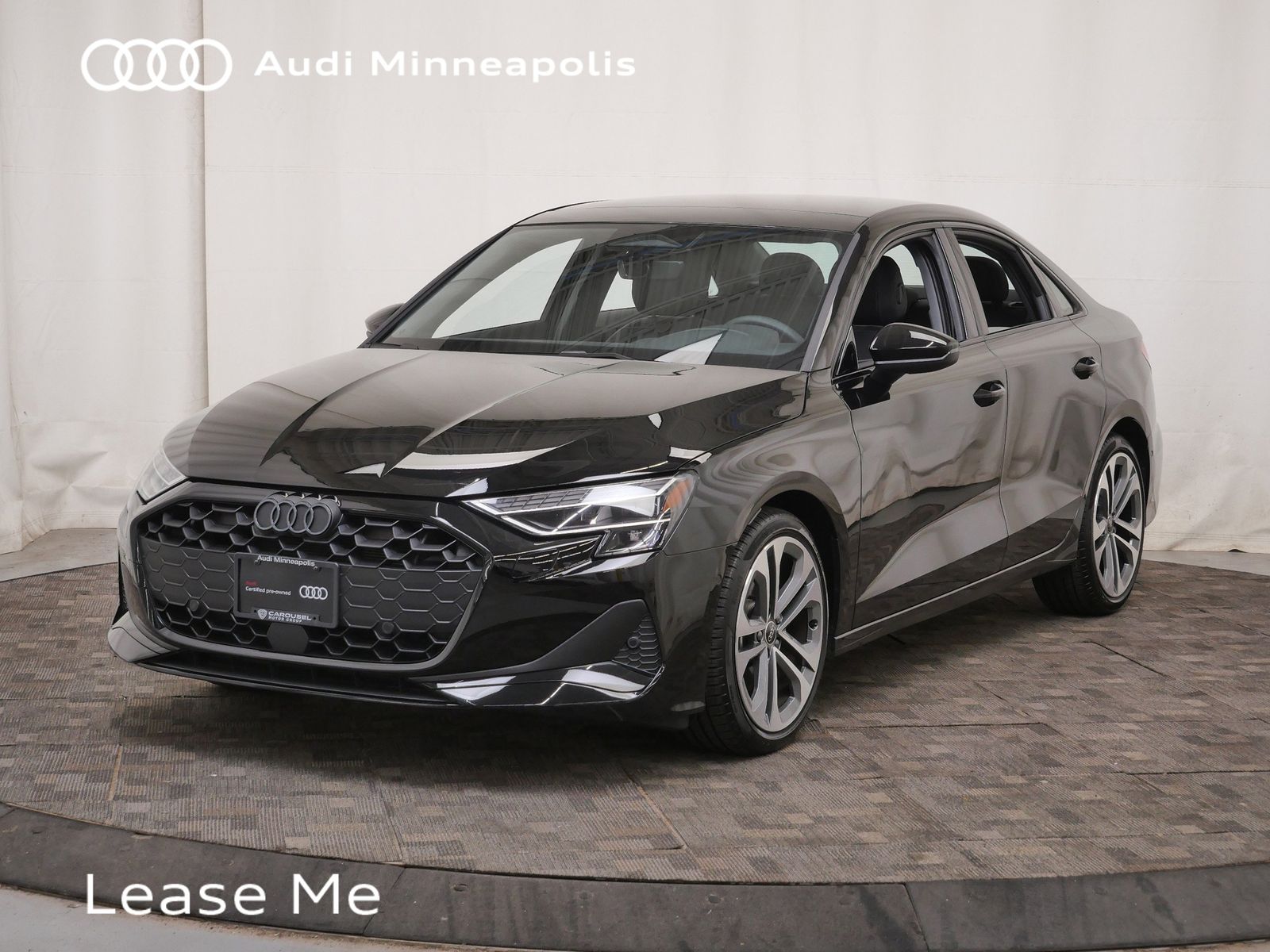 Brilliant Black 2026 Audi A3 Sedan All-Wheel Drive 7-Speed Automatic