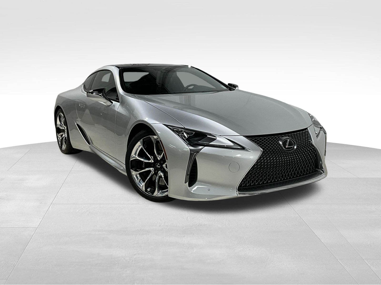 Gray (Liquid Platinum) 2018 Lexus LC 500 RWD Coupe Rear-Wheel Drive Automatic