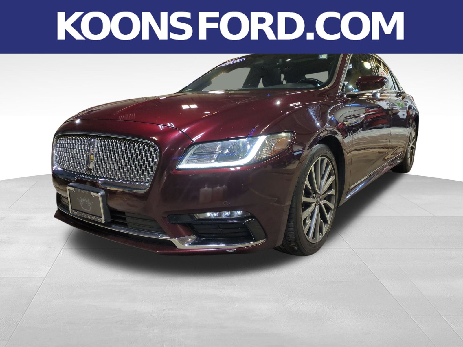 Red (Burgundy) 2018 Lincoln Continental Select AWD Sedan All-Wheel Drive 6-Speed Automatic