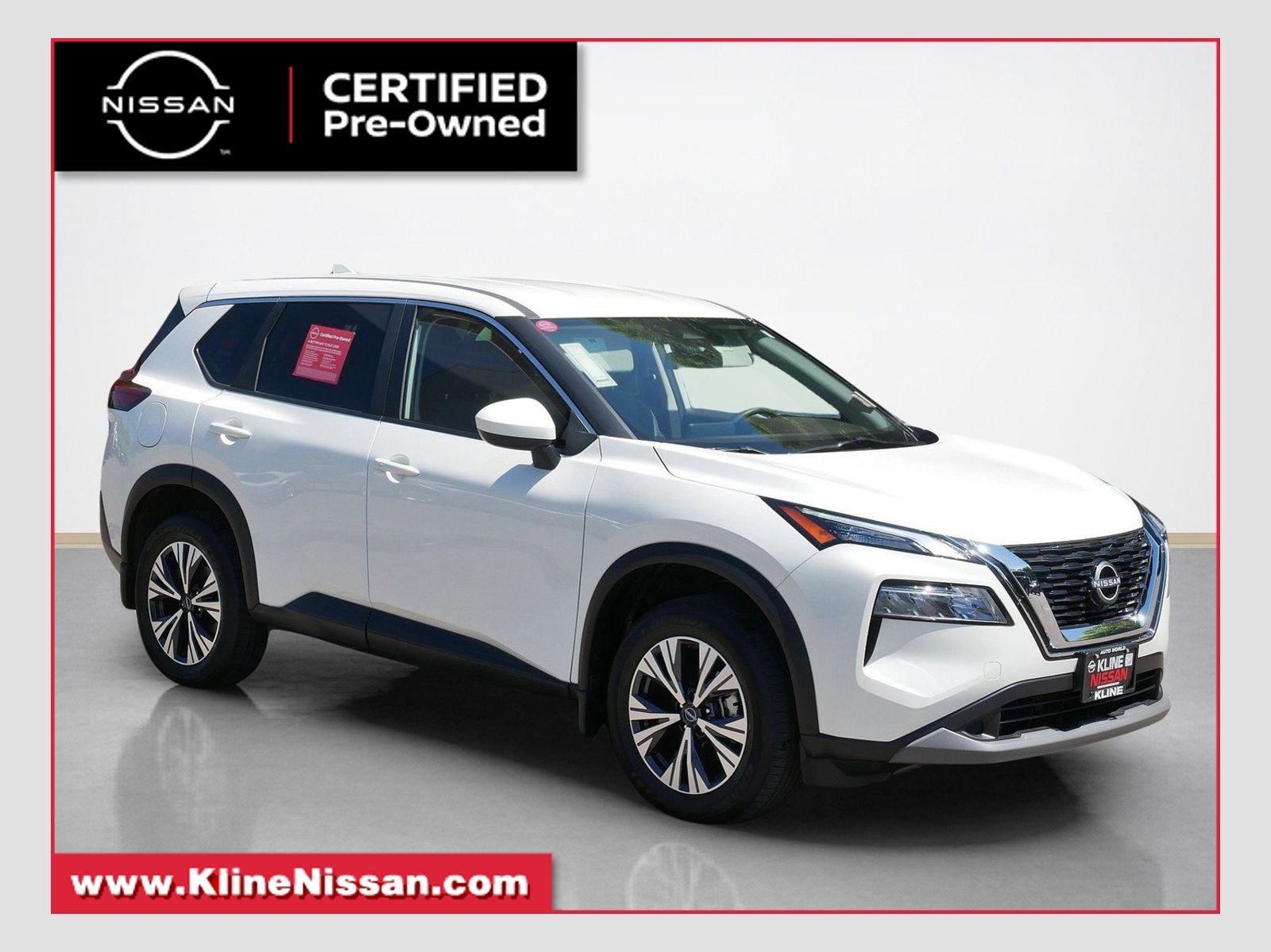 Pearl White Tricoat 2023 Nissan Rogue SUV / Crossover All-Wheel Drive Continuously Variable Transmission