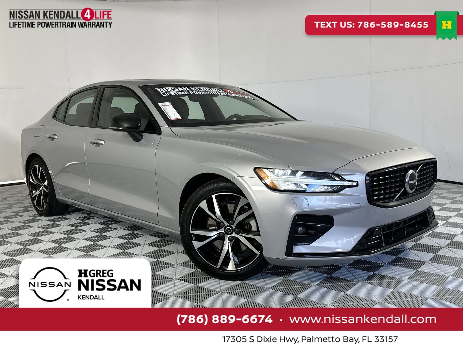 Silver Dawn Metallic 2023 Volvo S60 B5 Core Dark Theme AWD Sedan All-Wheel Drive Automatic