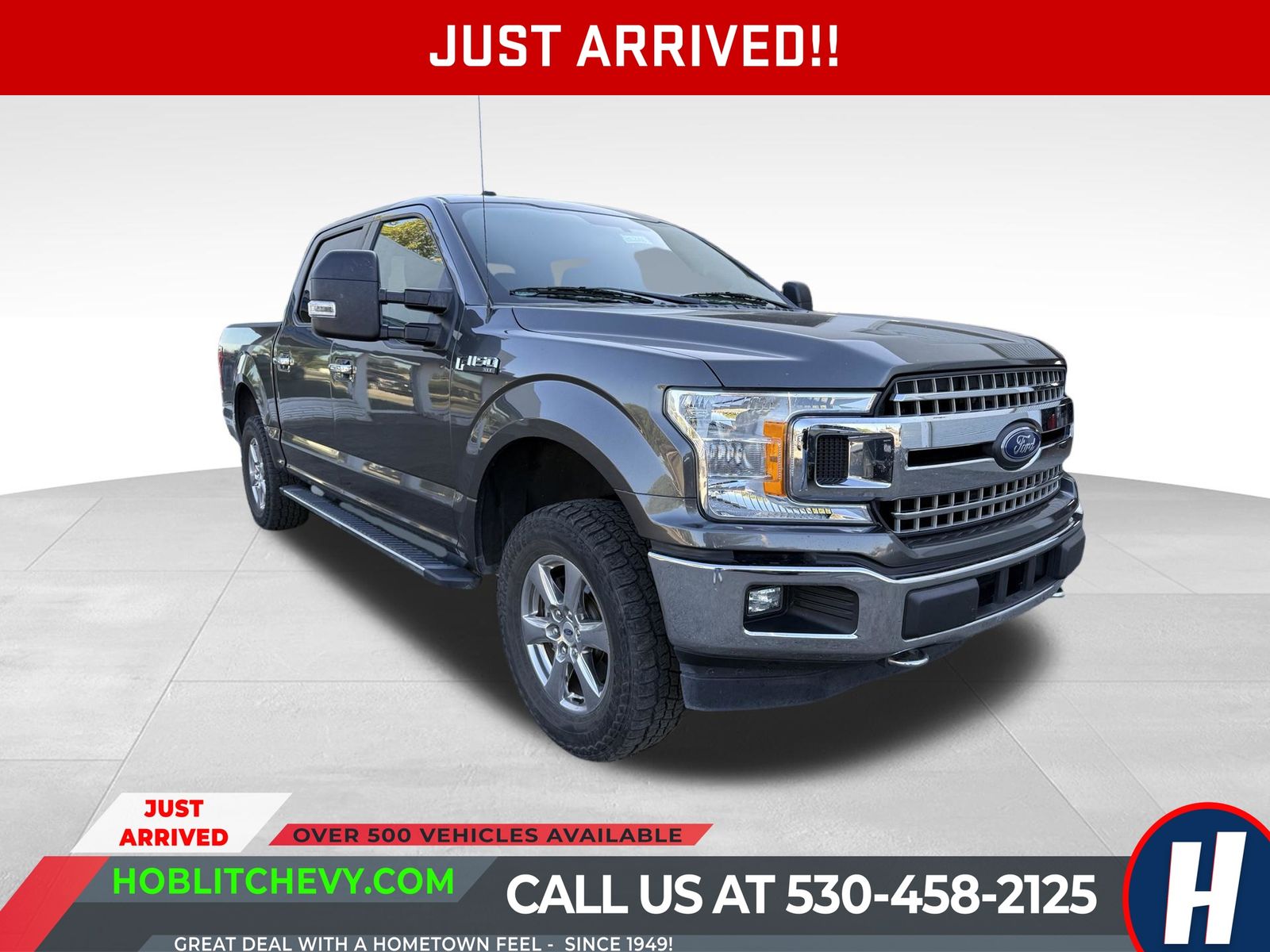 Gray (Magnetic) 2018 Ford F-150 Pickup Truck Four-Wheel Drive Automatic