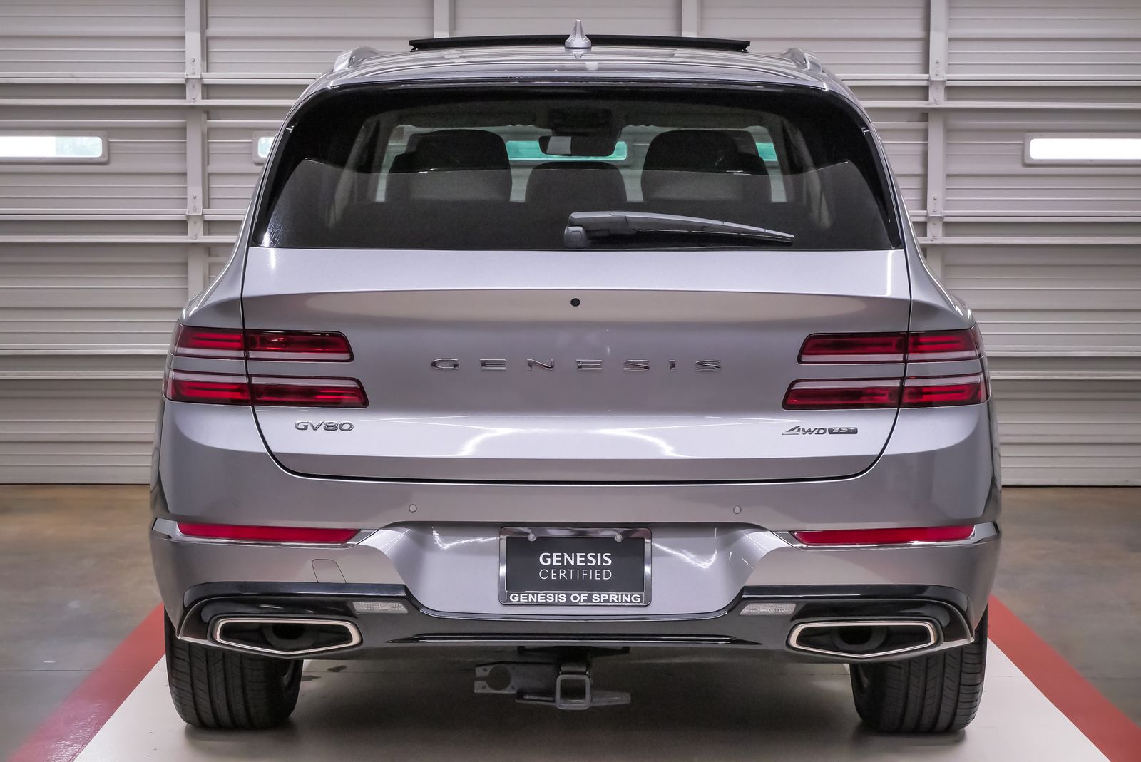 2024 Genesis GV80 3.5T Silver at Genesis of Spring