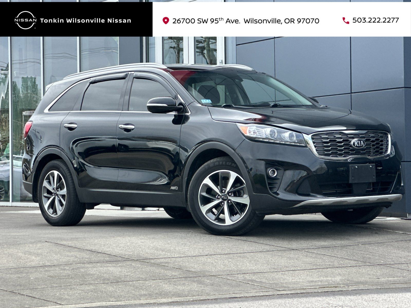 Ebony Black 2019 Kia Sorento SUV / Crossover 8-Speed Automatic