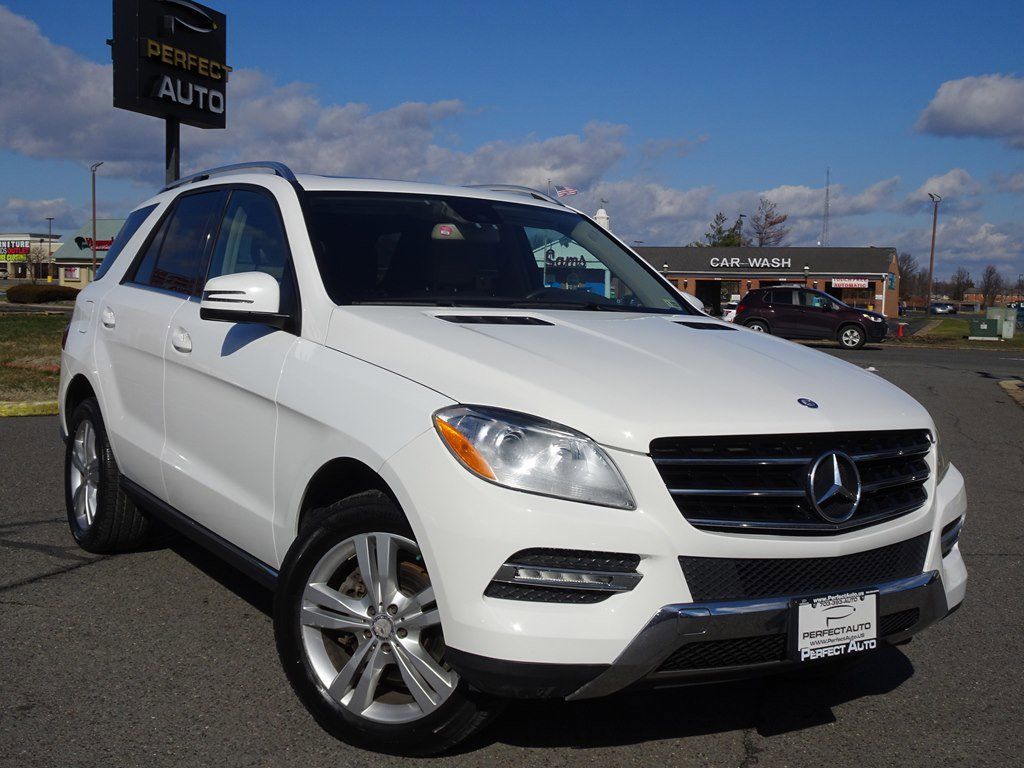 White 2014 Mercedes-Benz M-Class SUV / Crossover All-Wheel Drive 7-Speed Automatic