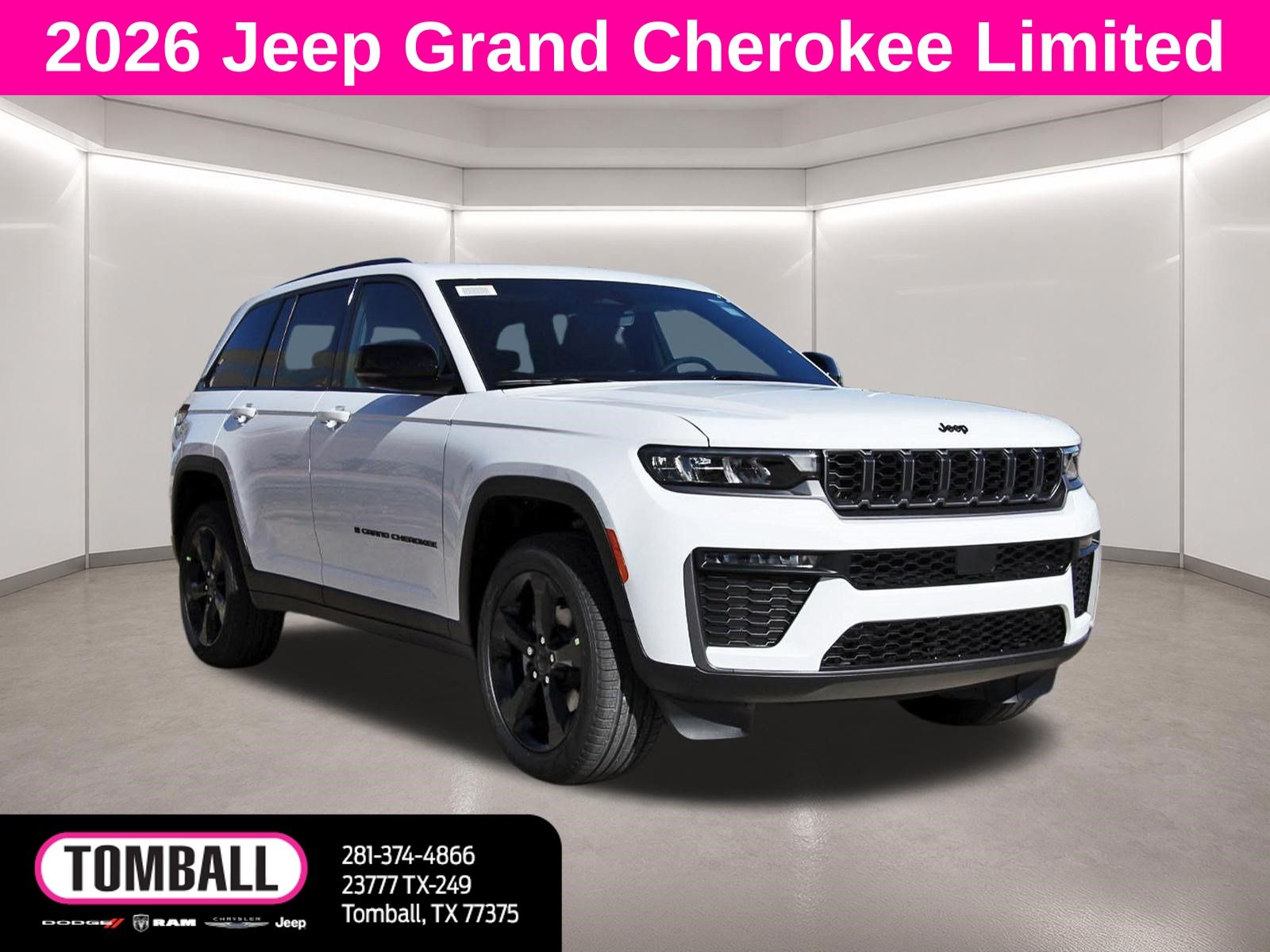 Bright White Clearcoat 2026 Jeep Grand Cherokee SUV / Crossover 4X2 8-Speed Automatic