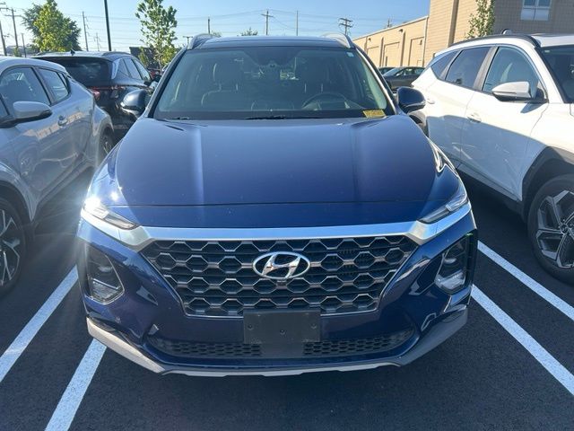 Blue (Stormy Sea) 2019 Hyundai Santa Fe SUV / Crossover All-Wheel Drive 8-Speed Automatic