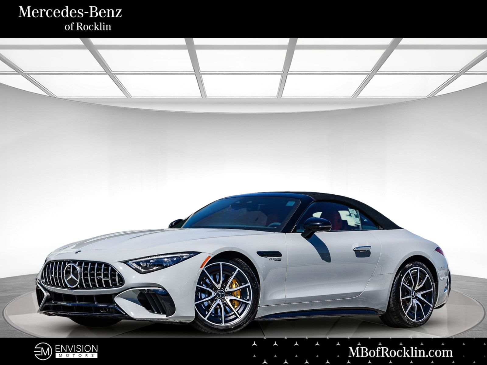 MANUFAKTUR Alpine Gray 2022 Mercedes-Benz SL-Class SL 55 AMG 4MATIC Convertible All-Wheel Drive 9-Speed Automatic